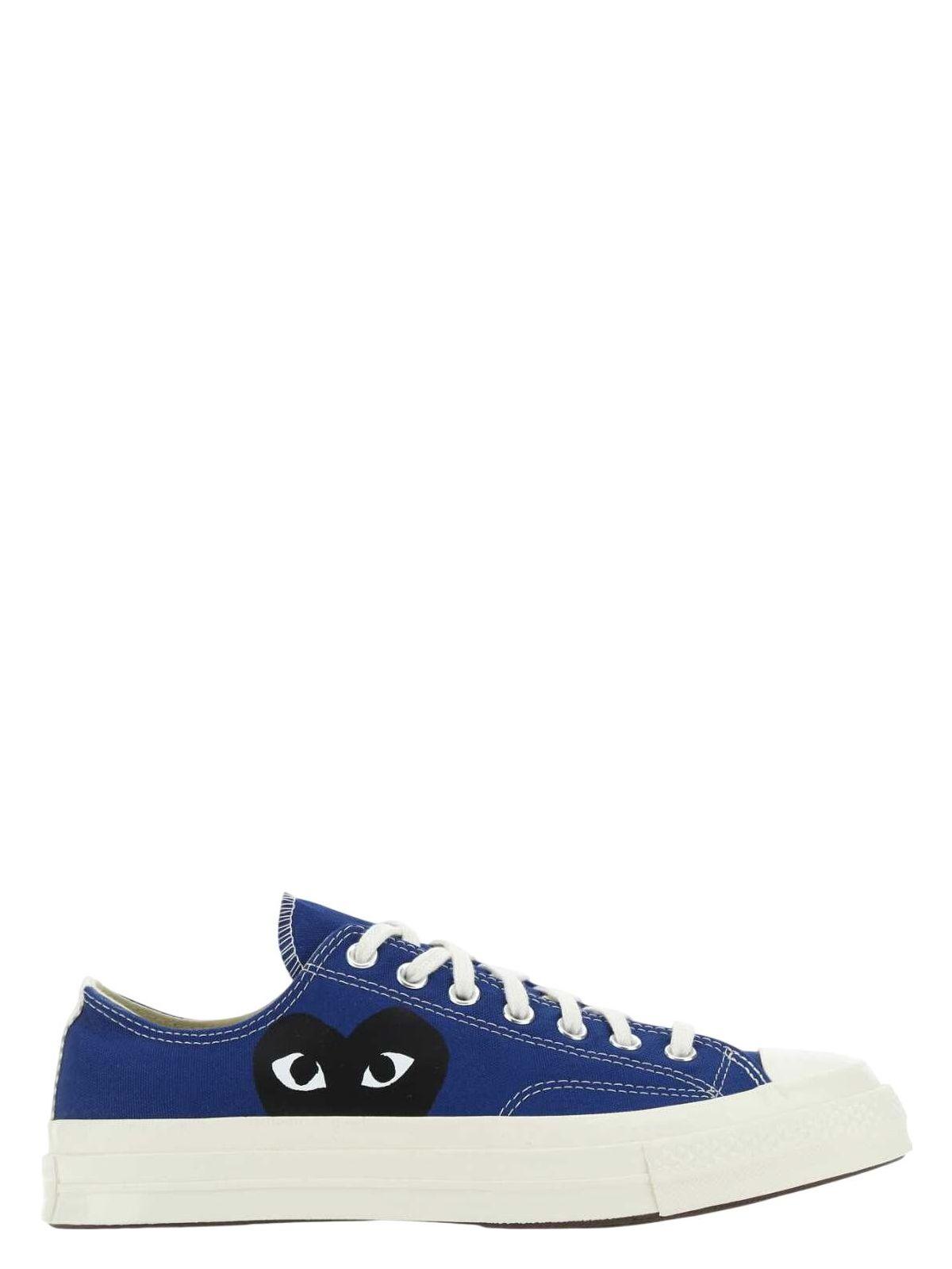 Comme Des GarÃ§ons Play Comme Des Garçons Play Canvas X Converse Sneakers in Blue