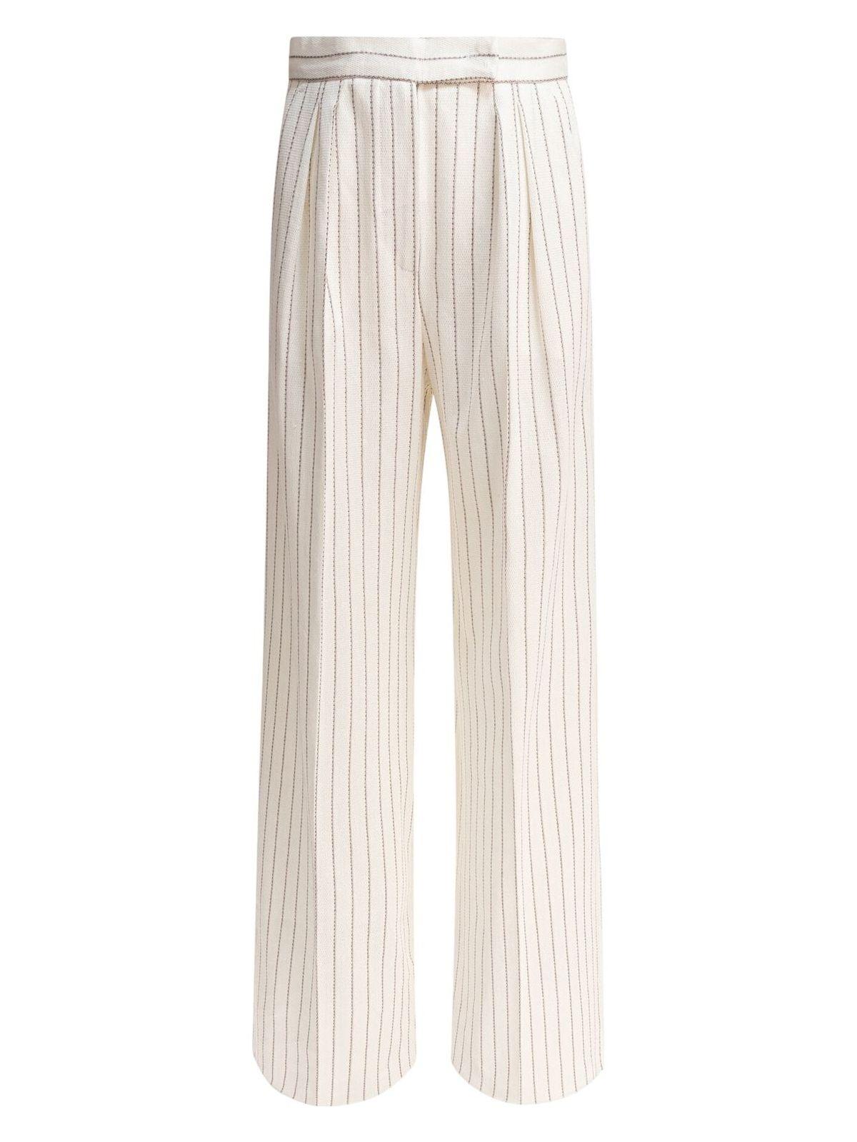 Max Mara Women's Trousers in White
