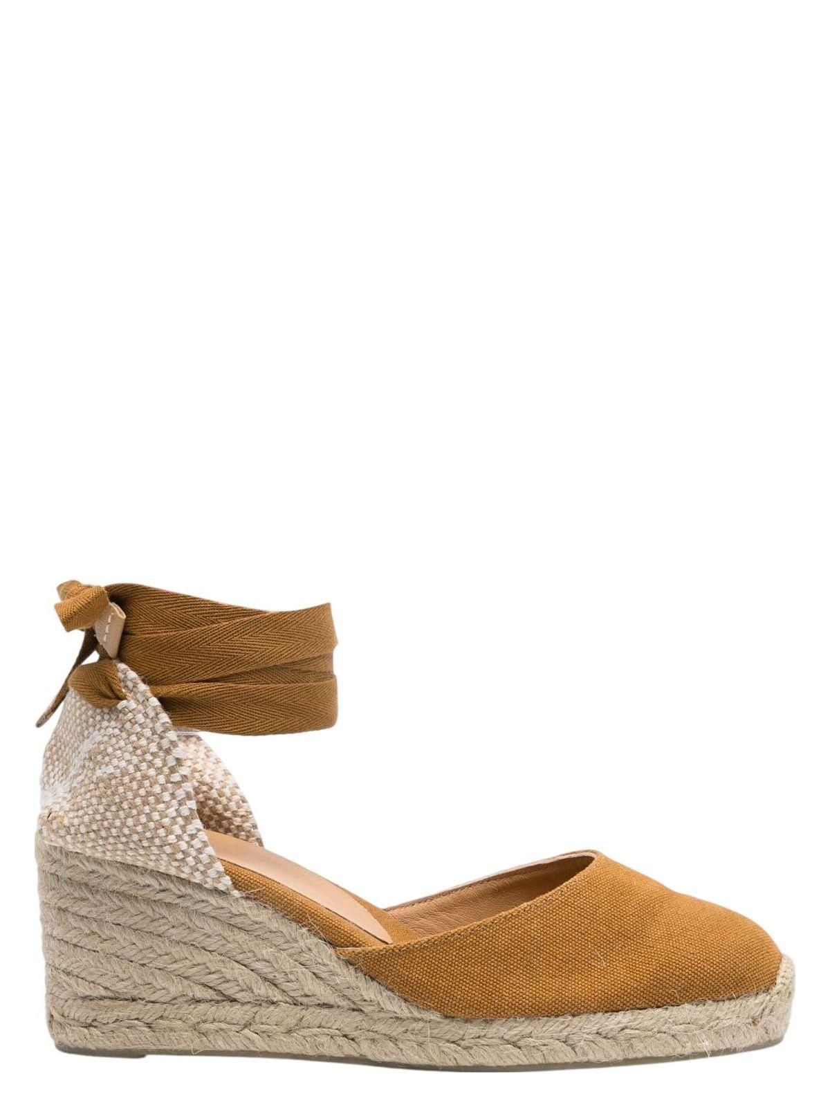 CastaÃ±er Castañer Women's Carina Espadrille Sandal in Yellow/Orange