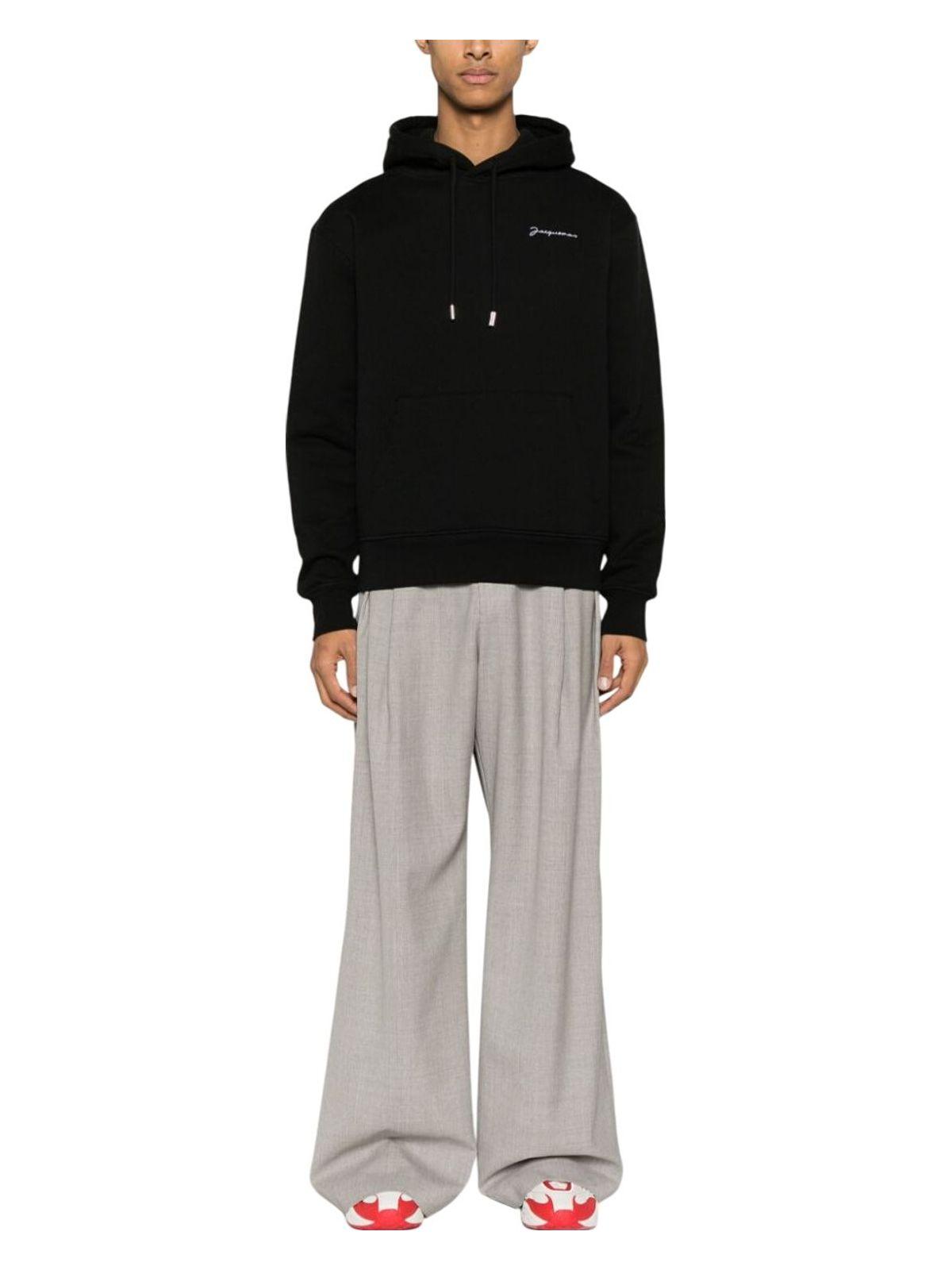 Jacquemus Logo Embroidered Drawstring Hoodie