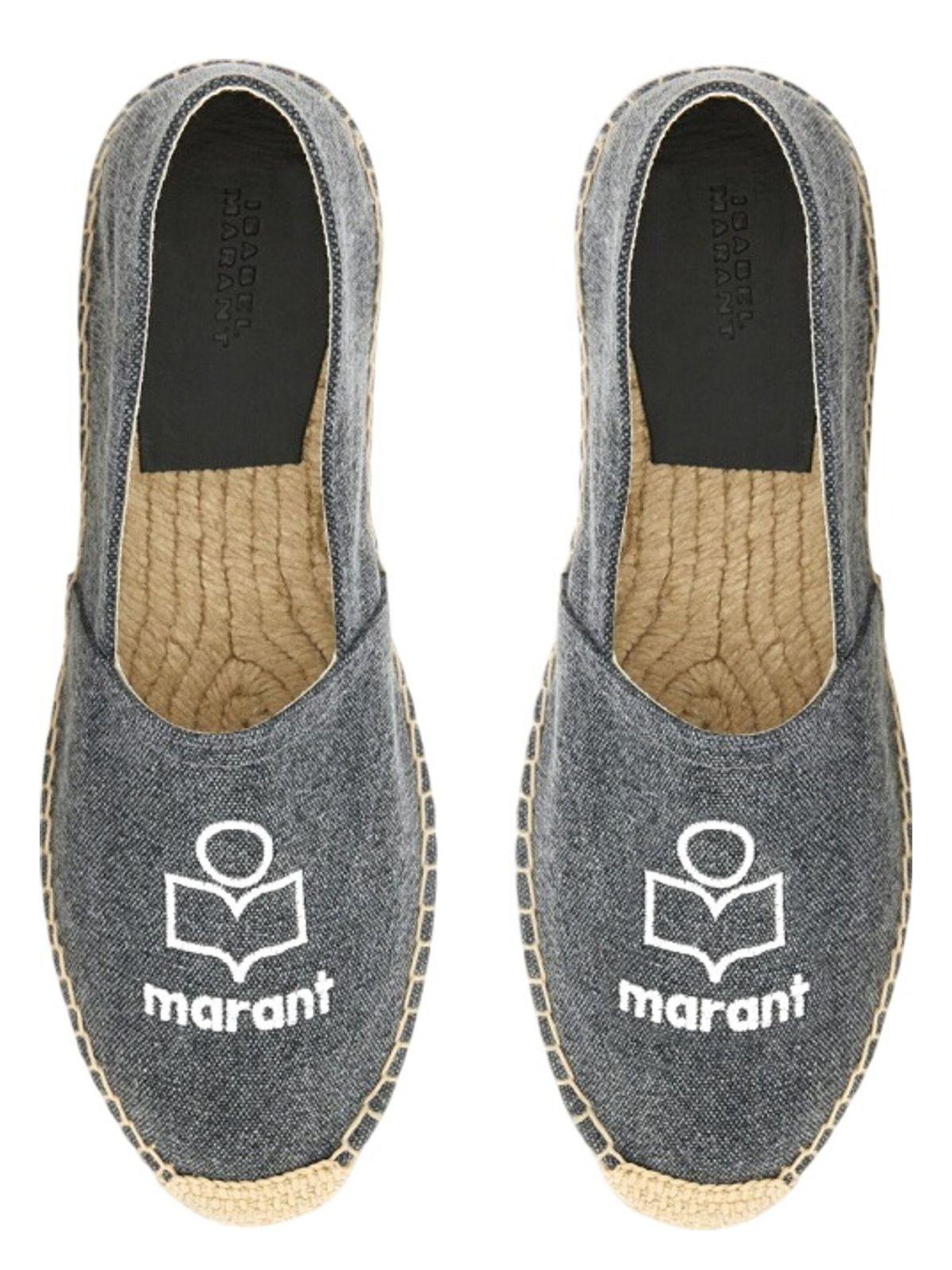 Isabel Marant Women's Canae Cotton Espadrilles Sandal in Black