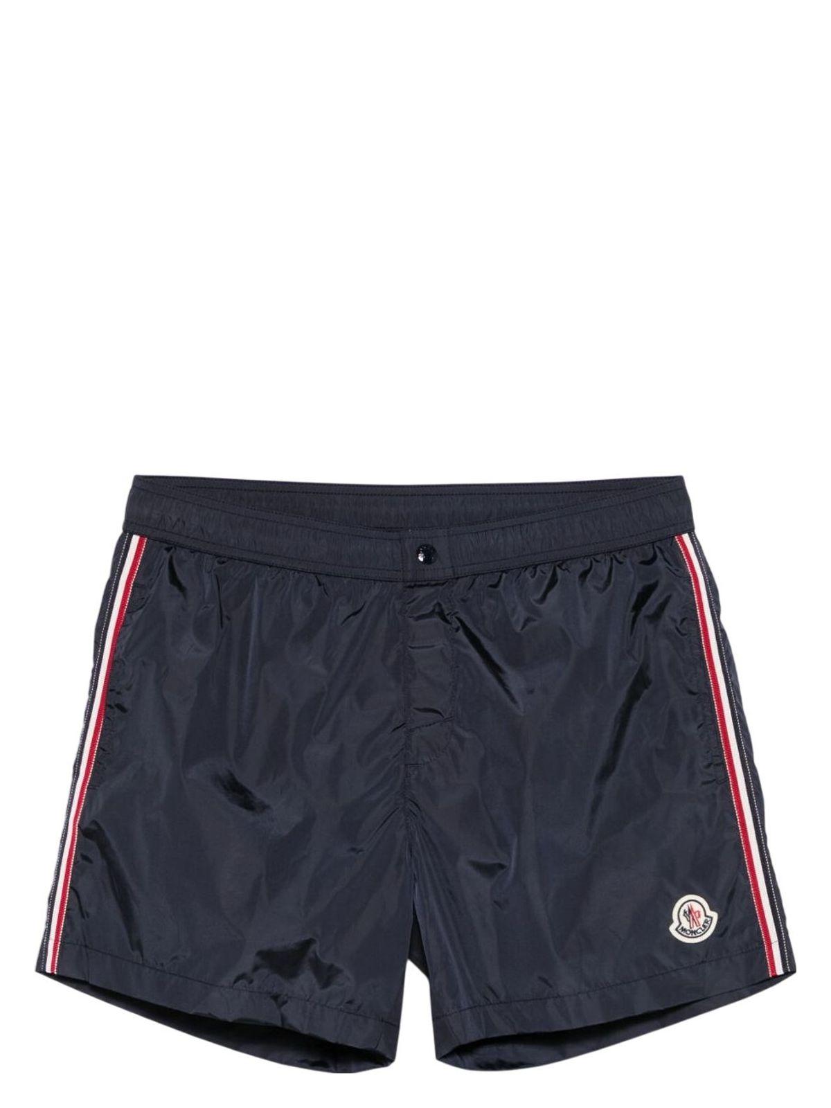 Moncler Men's Swim Shorts in Blue