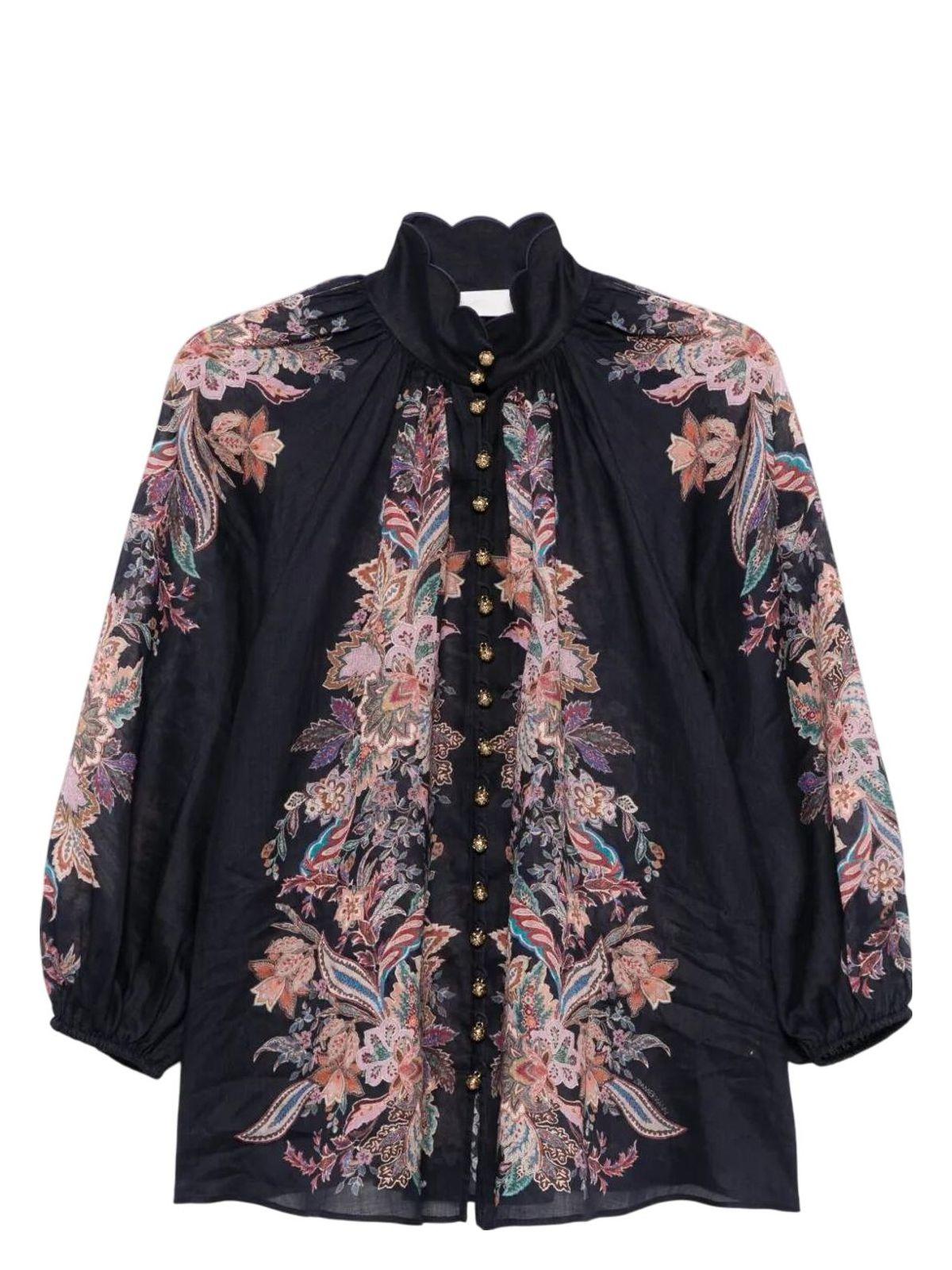 ZIMMERMANN Rhiannon Billow Ramie Blouse