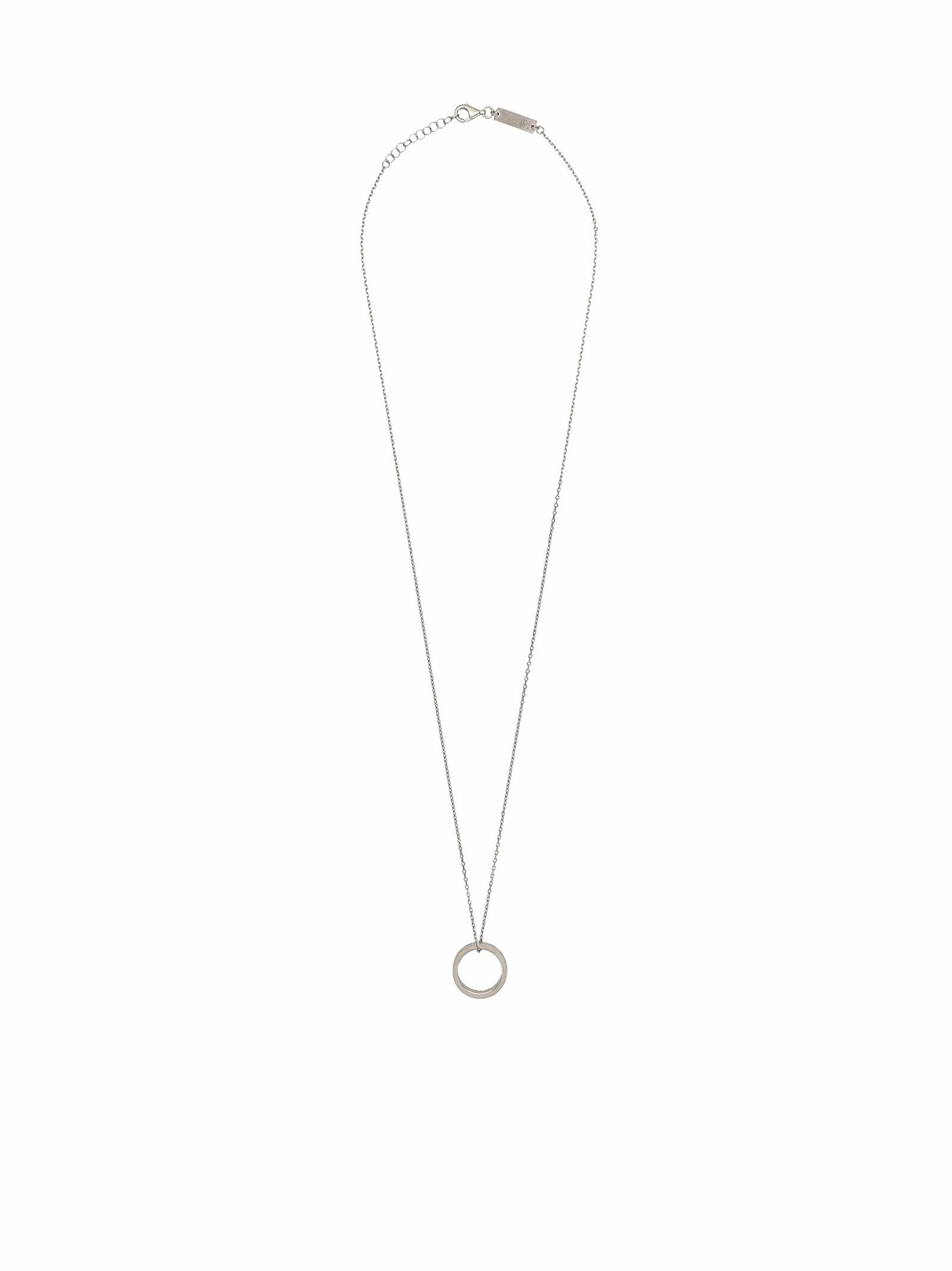 MAISON MARGIELA Silver Numerical Ring Necklace