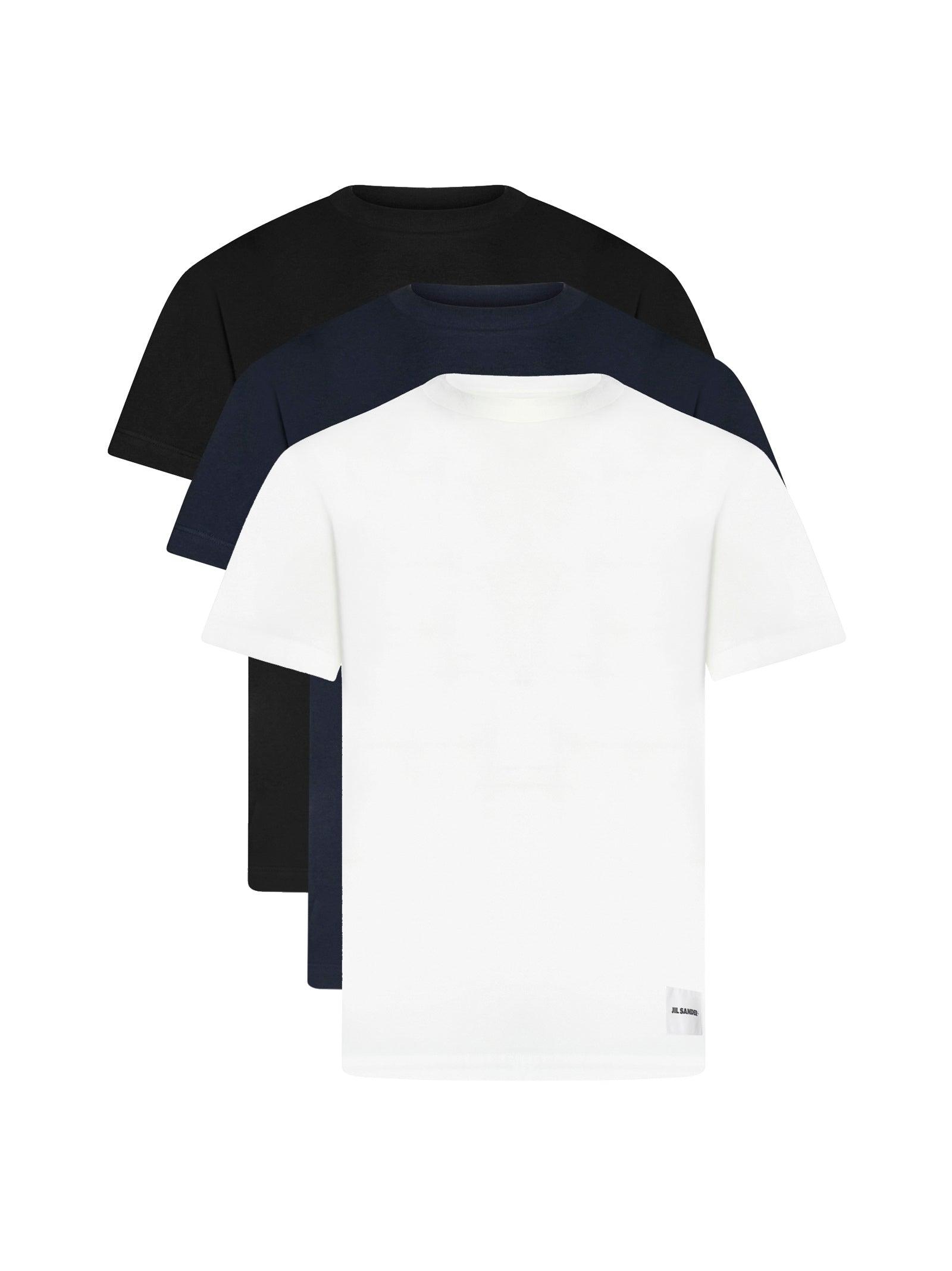 JIL SANDER Set of 3 Cotton Jersey T-Shirts