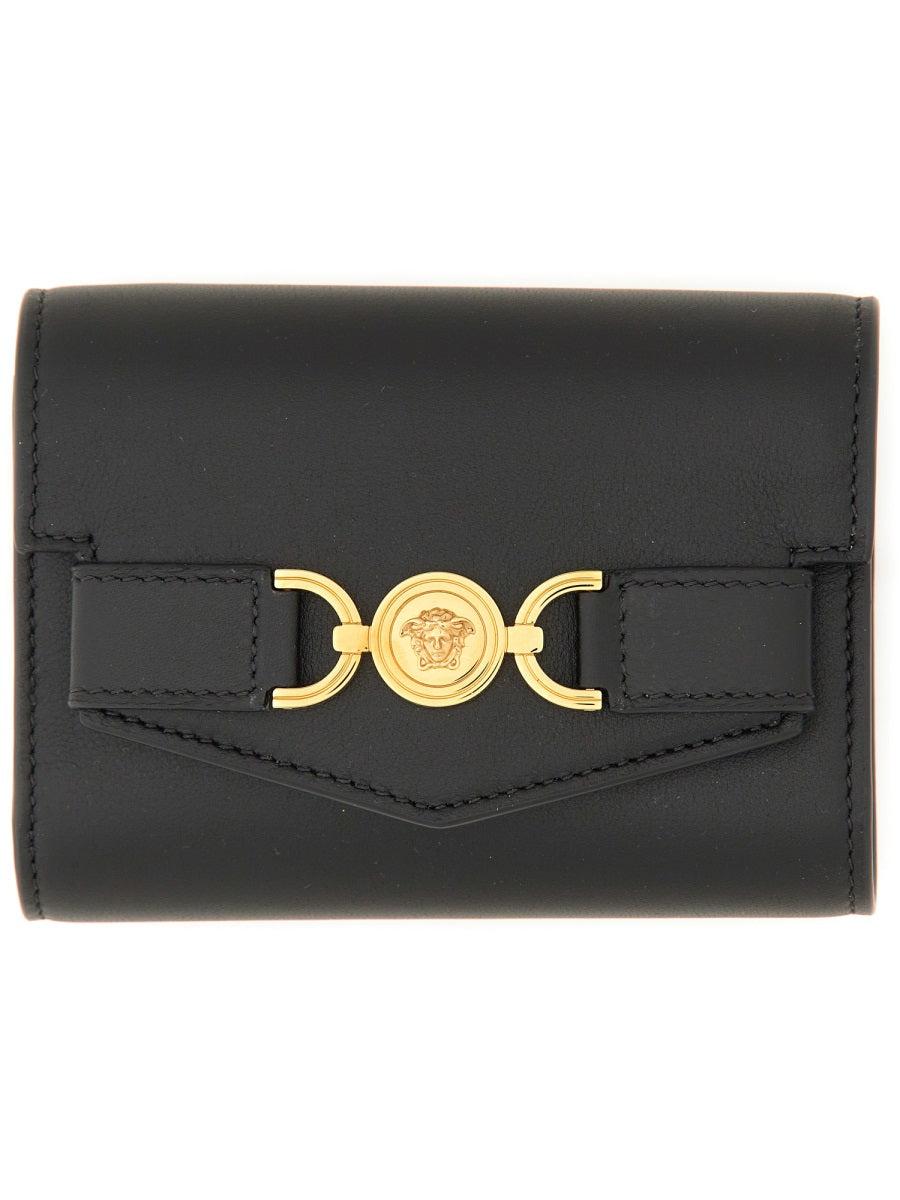 Versace Women's Medusa Wallet in Black