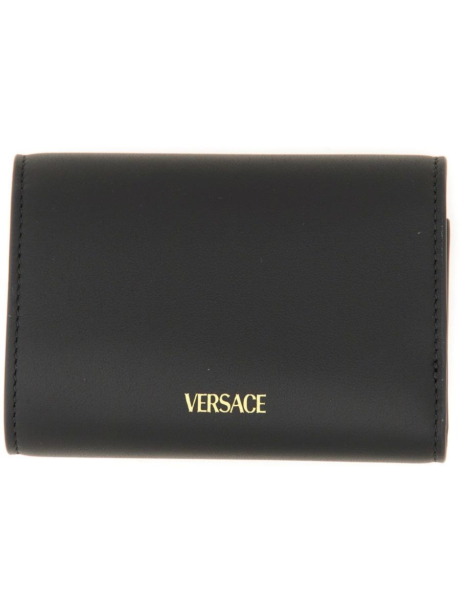 Versace Women's Medusa Wallet in Black