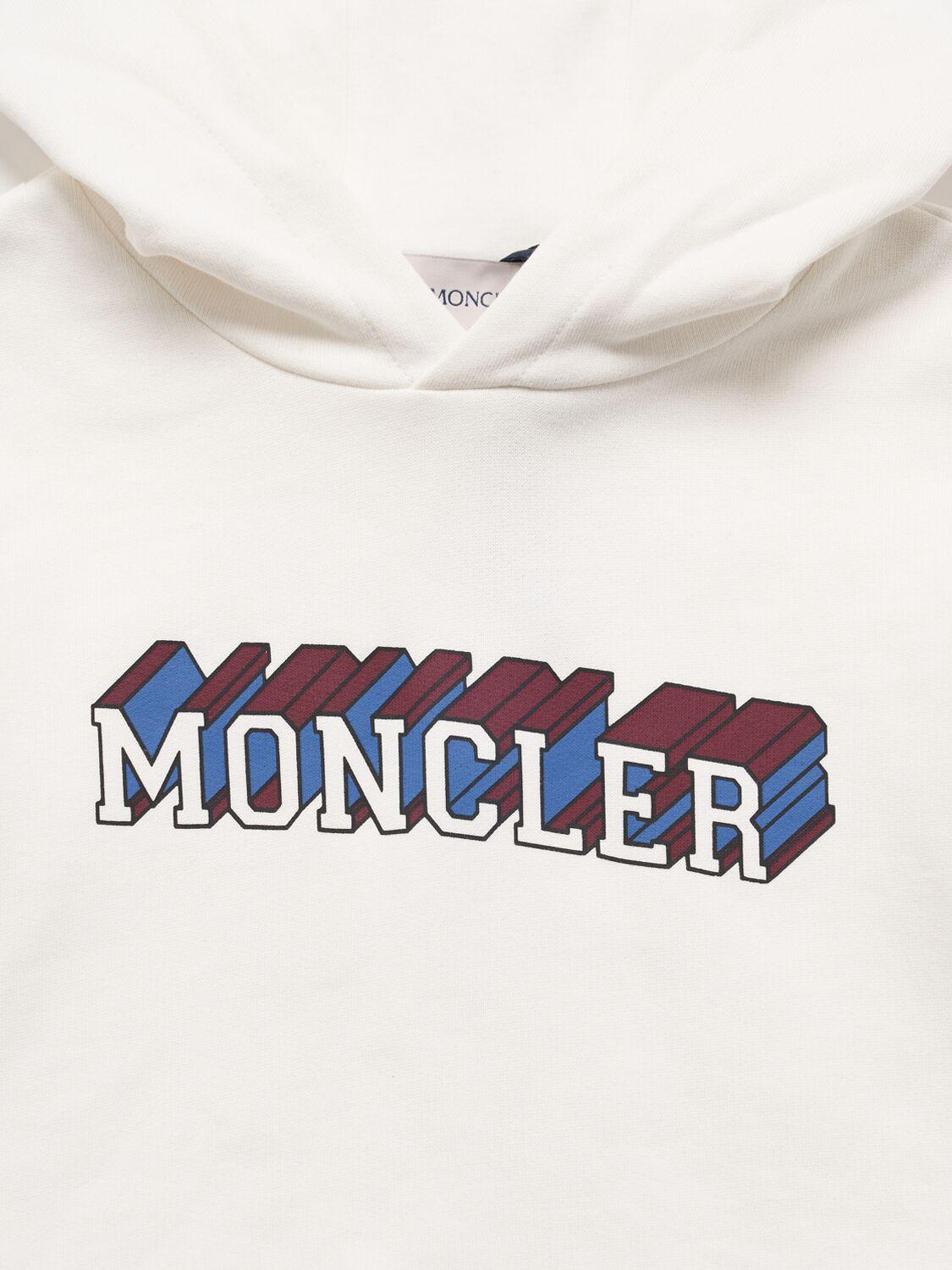 MONCLER Logo Cotton Hoodie