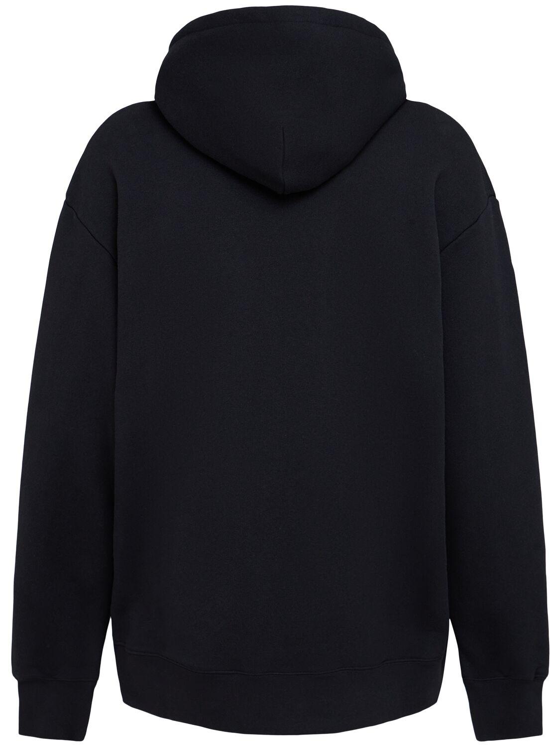 Chez Valentino Printed Cotton Hoodie
