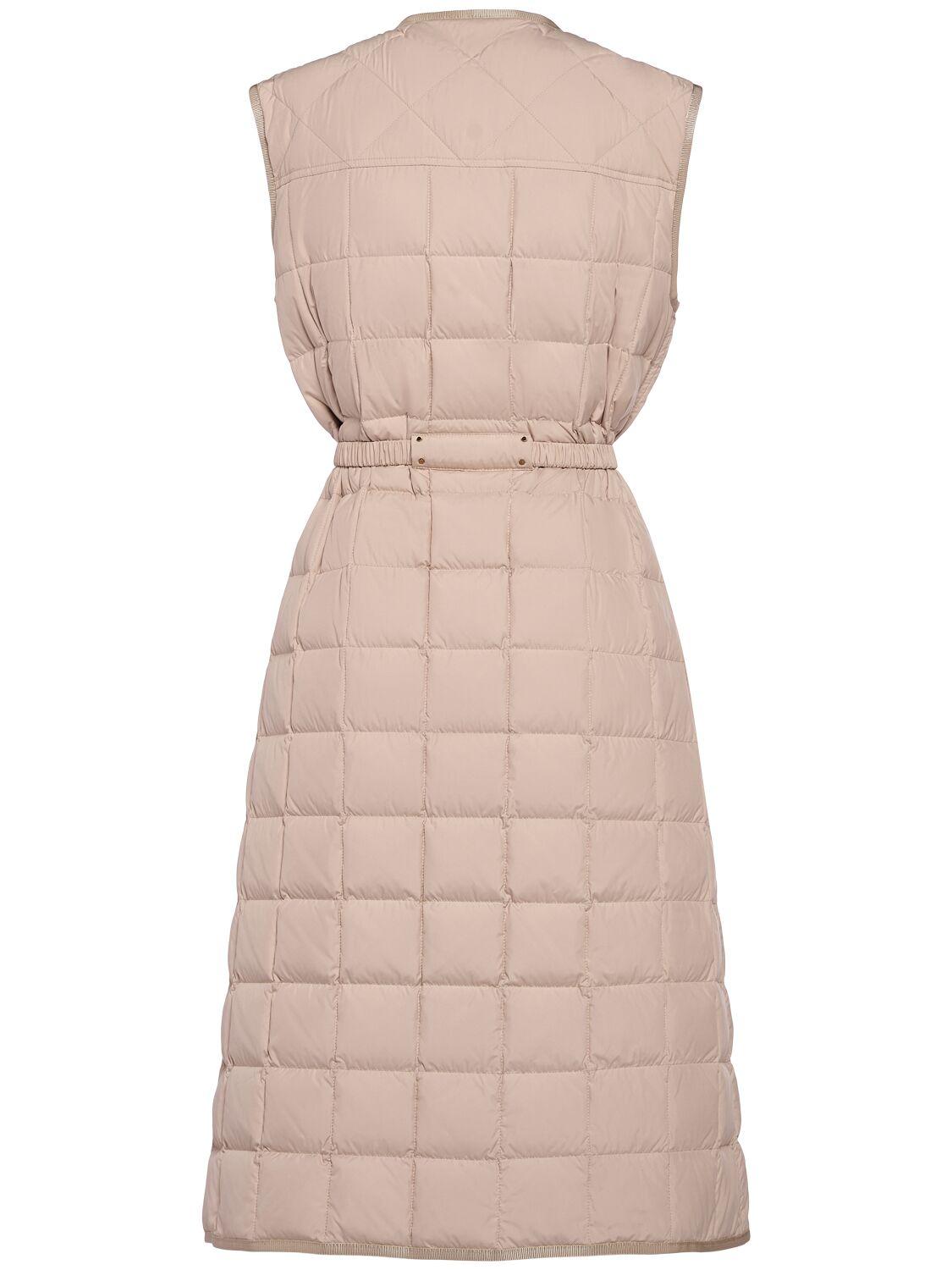 MONCLER Butor Long Quilted Tech Down Vest