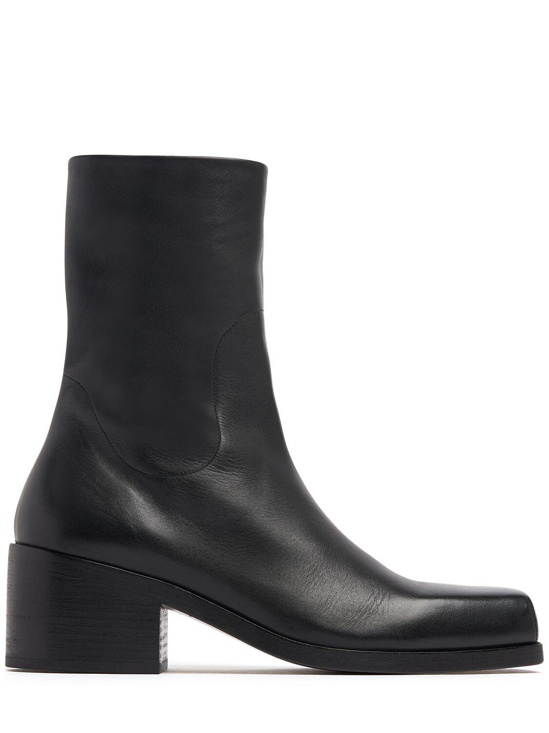 MARSELL Cassello Leather Ankle Boots
