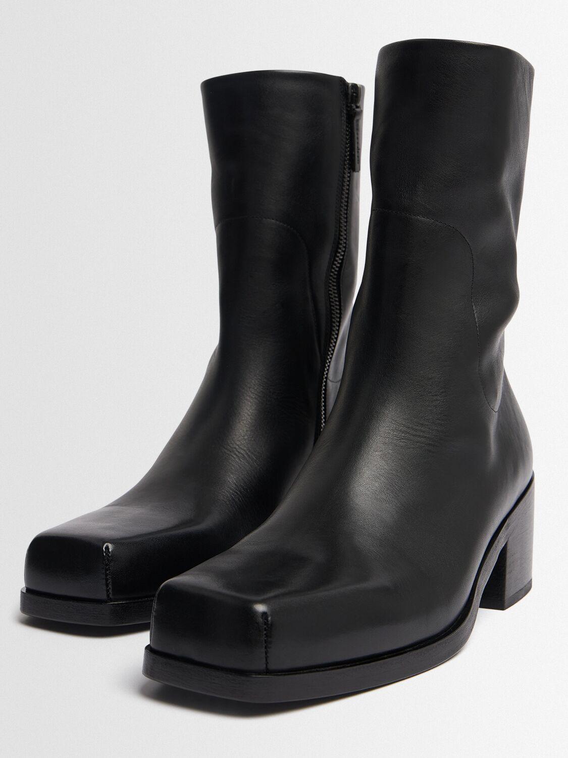 MARSELL Cassello Leather Ankle Boots