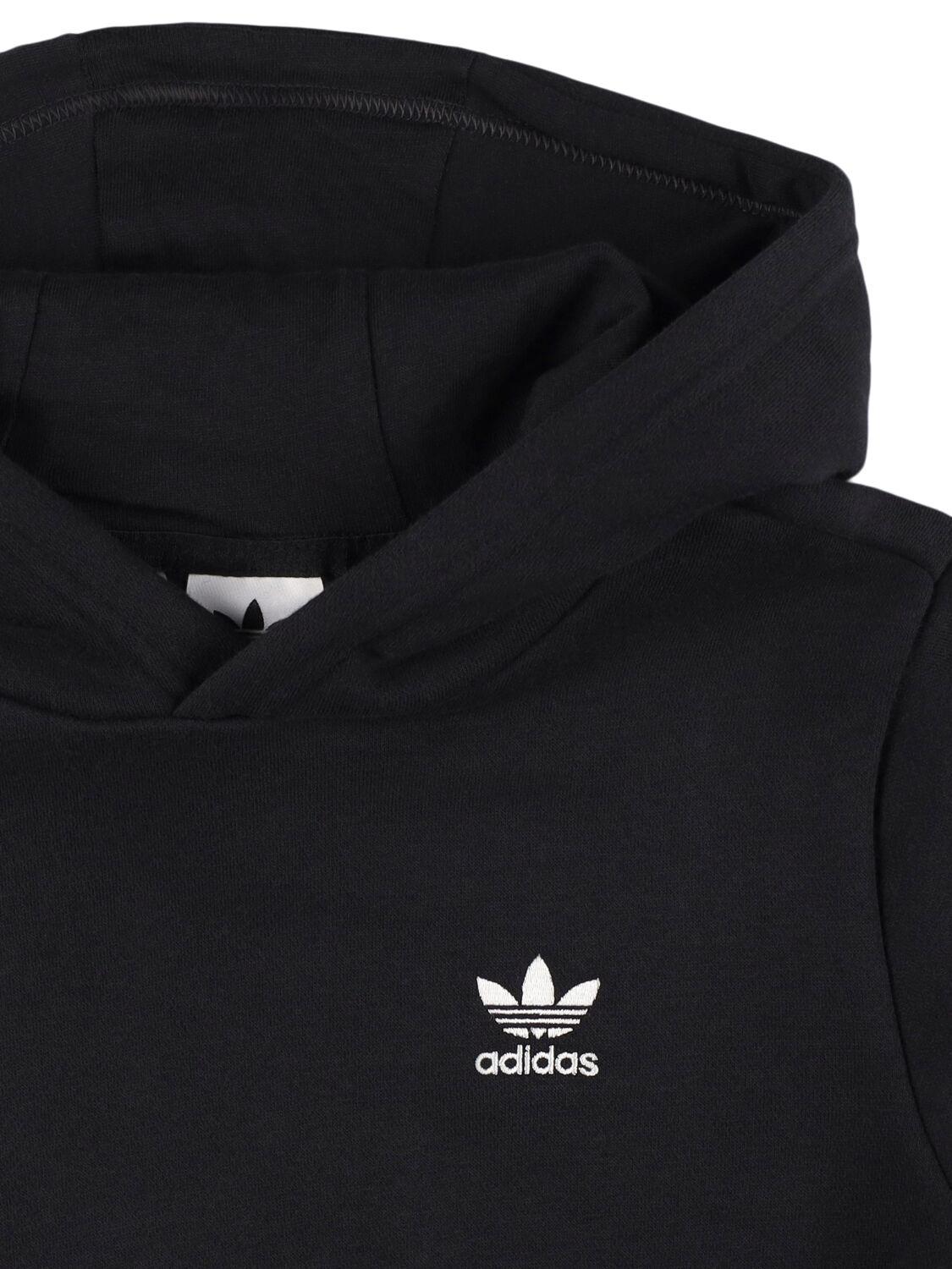 ADIDAS ORIGINALS Logo Cotton Blend Hoodie