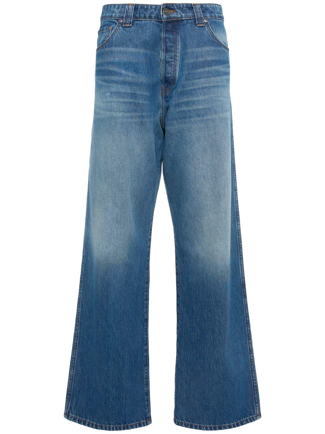 KHAITE Winslow Mid Rise Denim Baggy Jeans