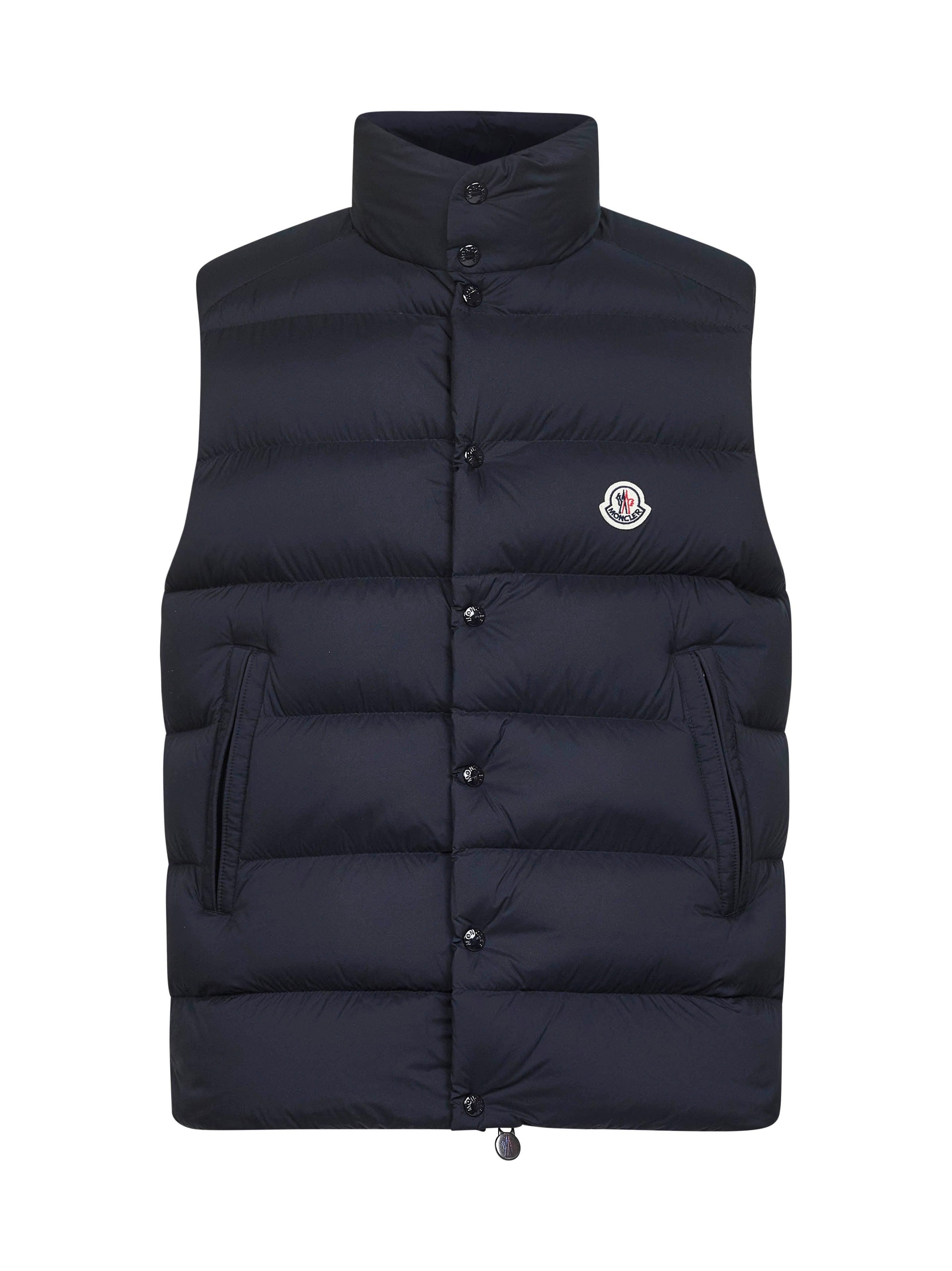 MONCLER Blue Tibb Padded Vest