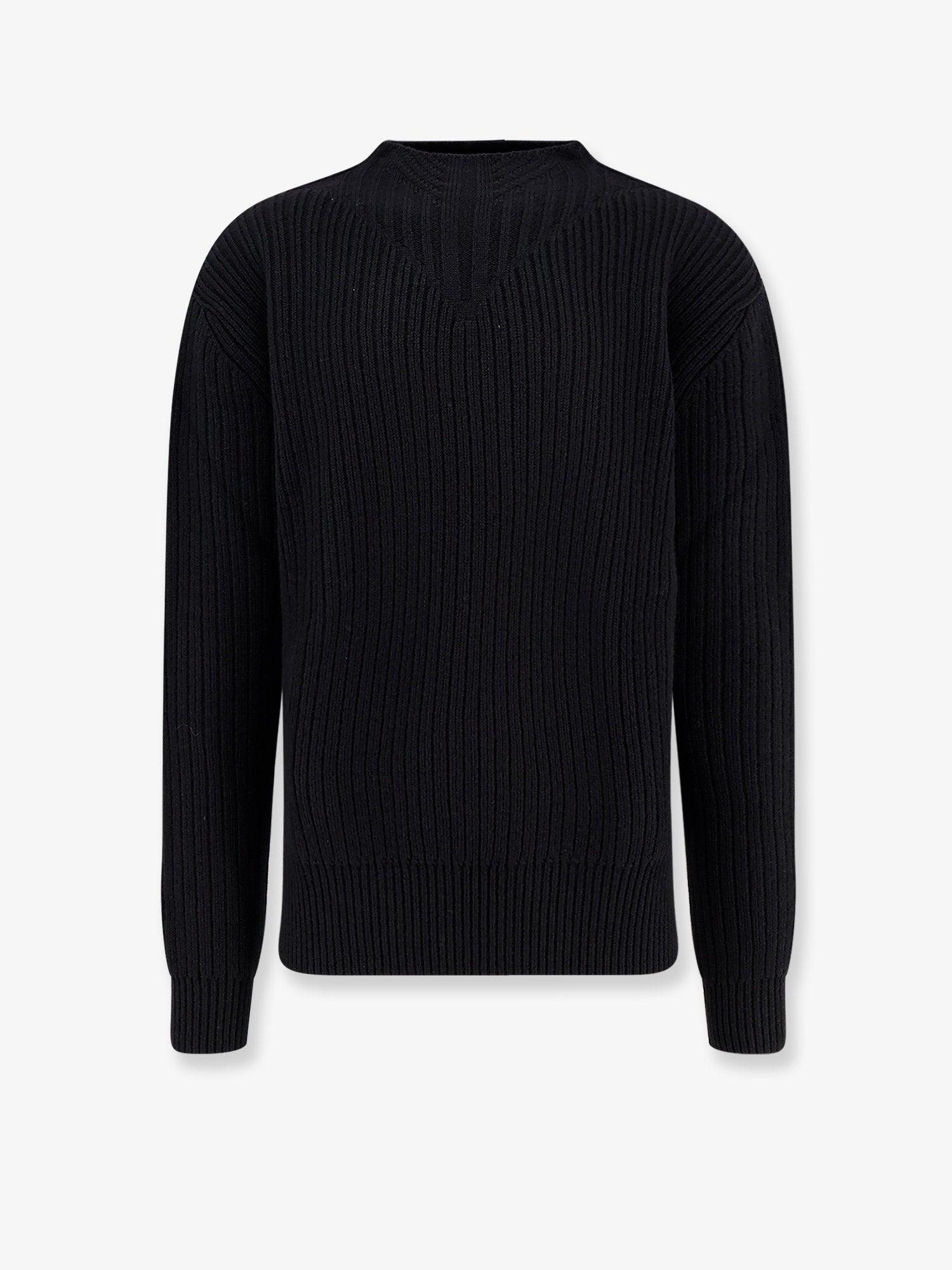 RICK OWENS Fisherman Round Neck Virgin Wool Sweater