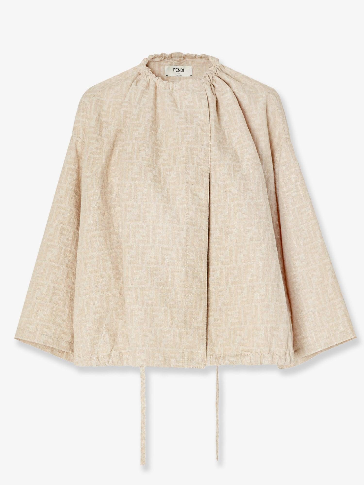 FENDI Cotton and Linen Jacket