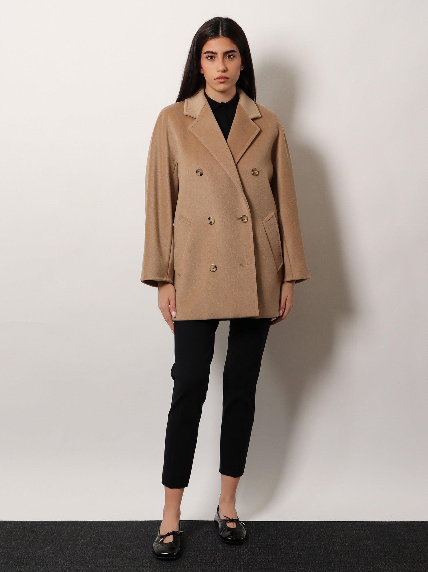 MAX MARA Rebus Virgin Wool and Cashmere Coat