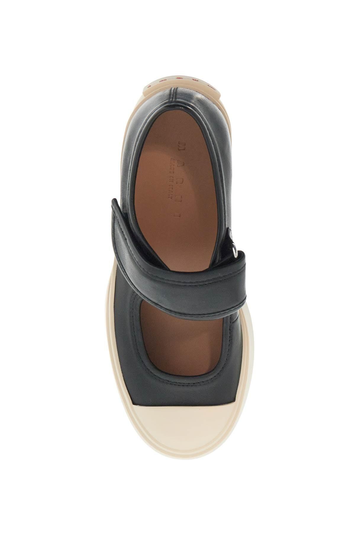 Marni Mary Jane Low-Top Sneakers Black