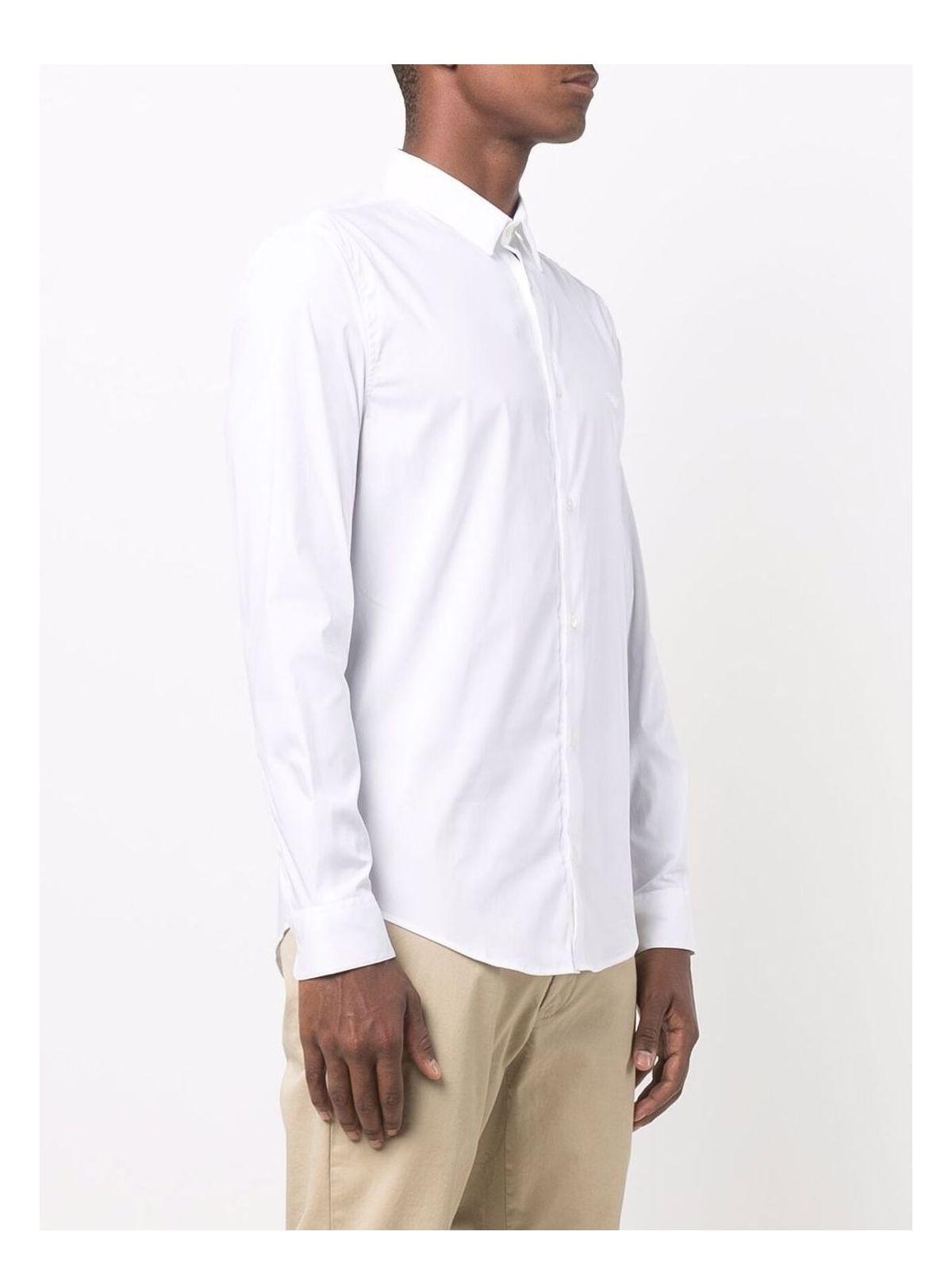 Giorgio Armani Emporio Armani Men's Cotton Shirt in White