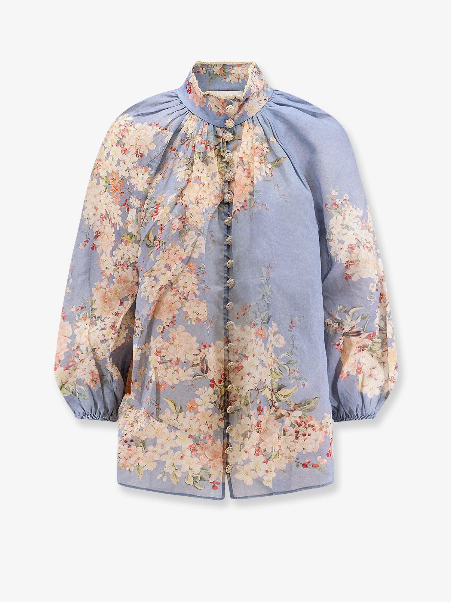 ZIMMERMANN Cascadian Billow Ramie Shirt and Blouse