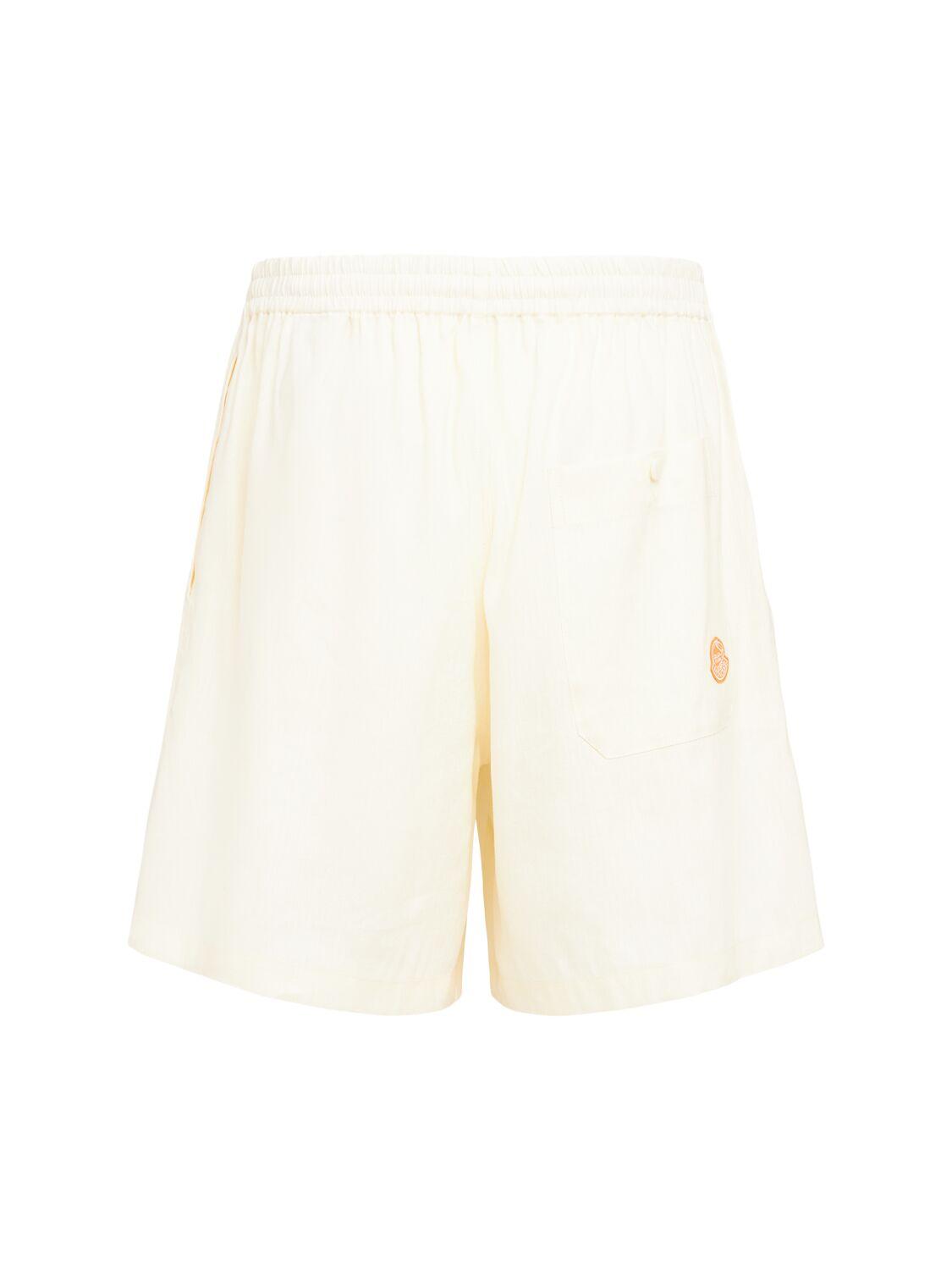 MONCLER GENIUS Moncler X Gilga Farm Linen Blend Shorts