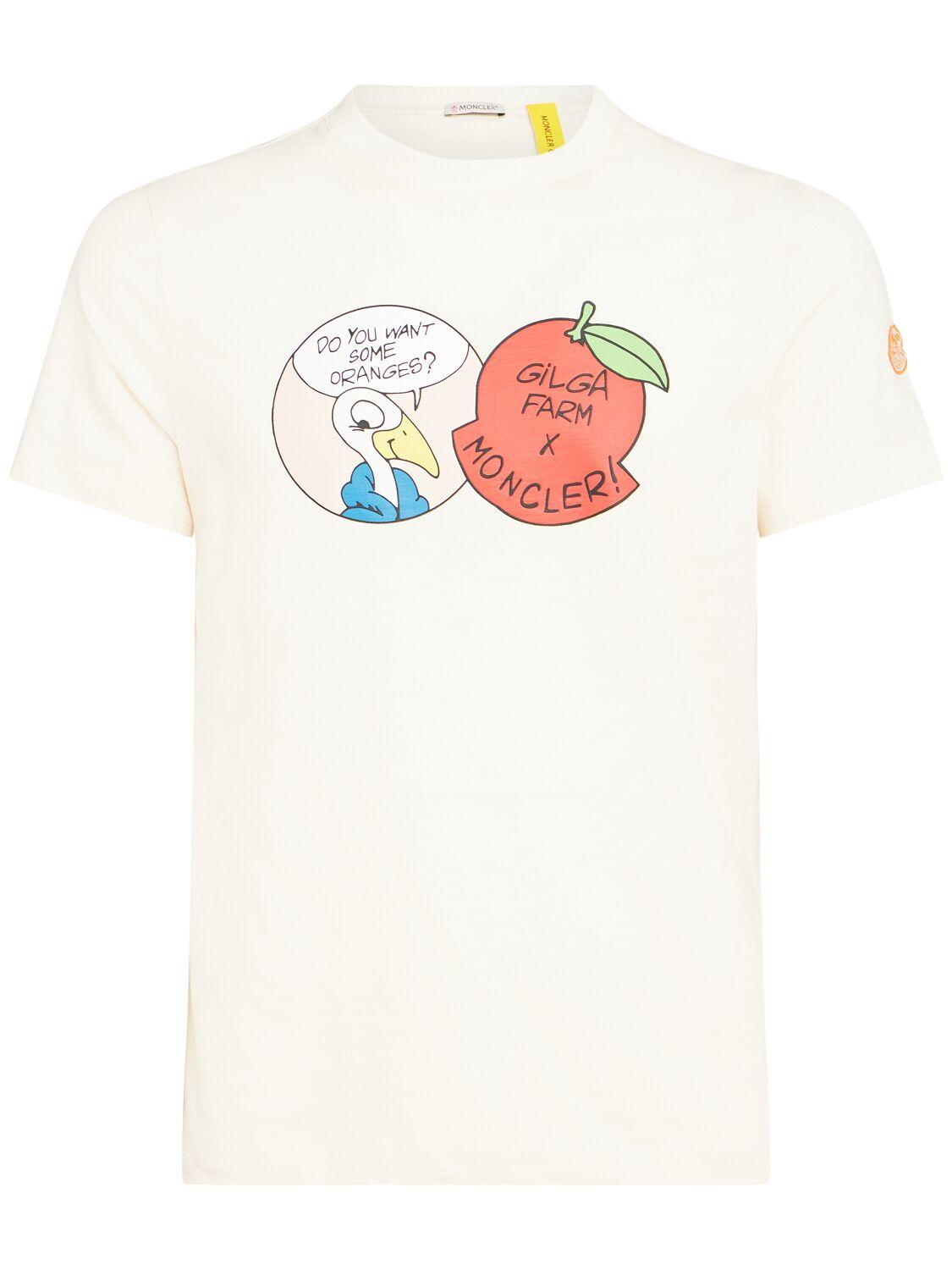MONCLER GENIUS Moncler X Gilga Farm Cotton T-shirt