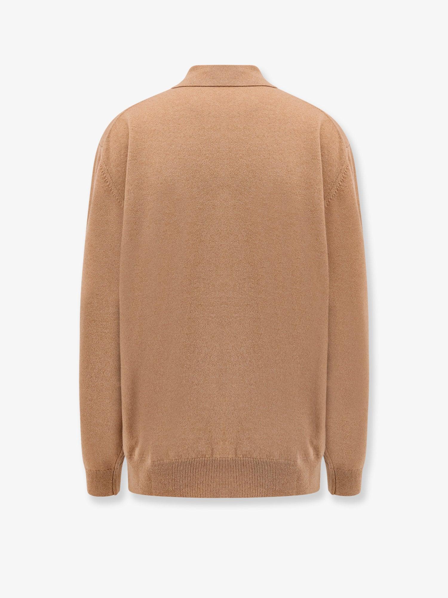 Cashmere Polo Shirt with Miu Miu Embroidery