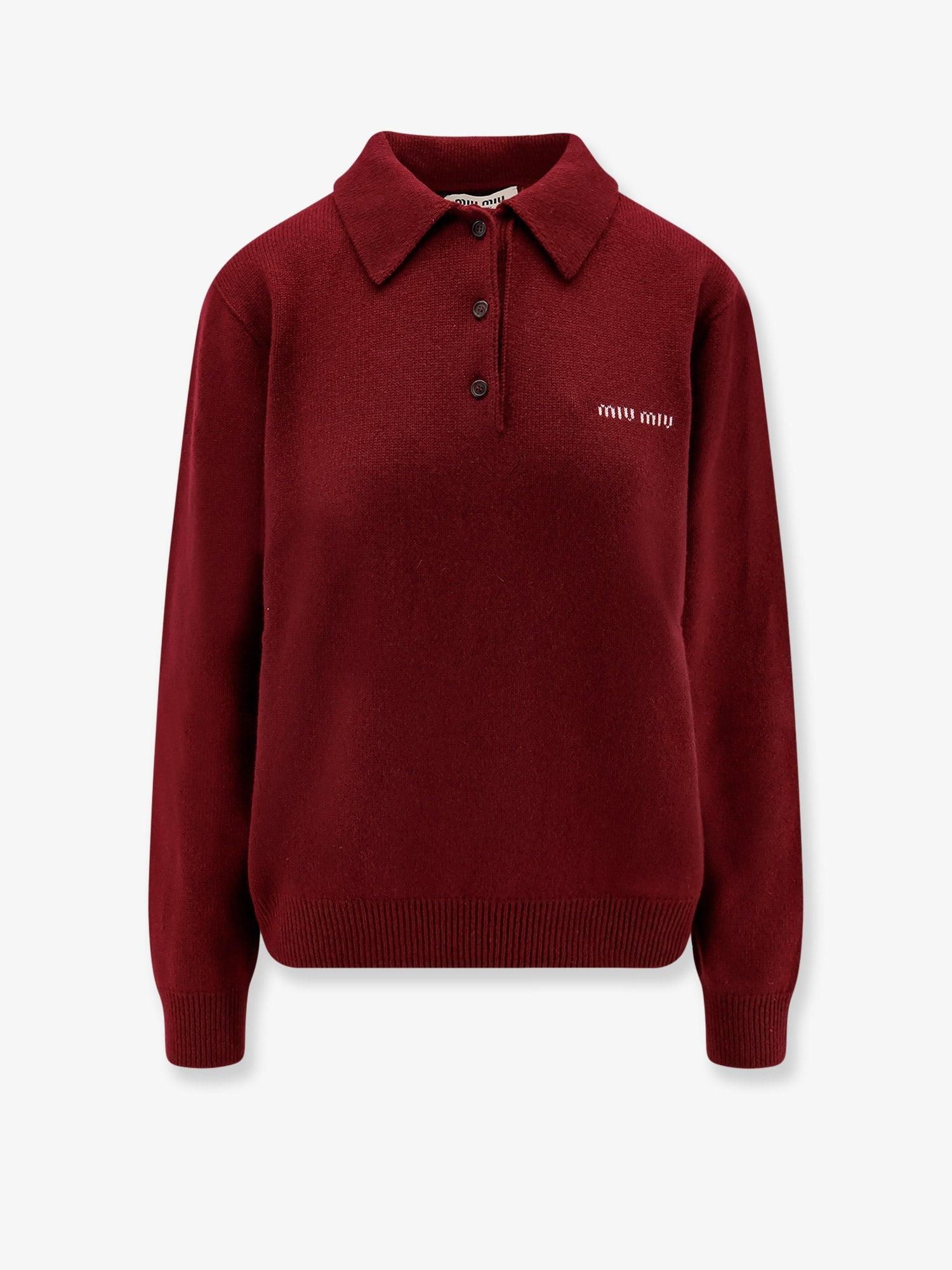 MIU MIU Cashmere Polo Sweater