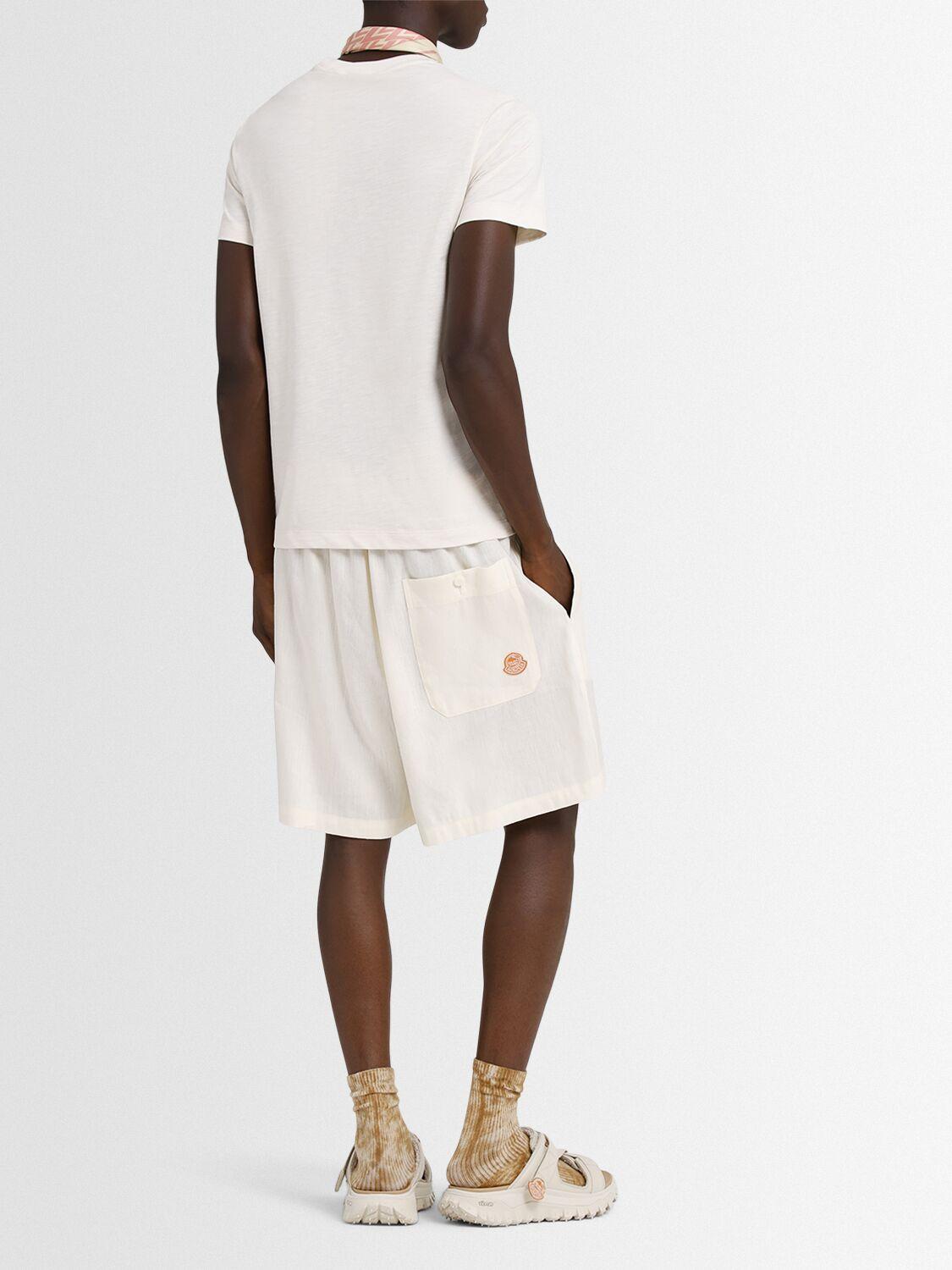 MONCLER GENIUS Moncler X Gilga Farm Linen Blend Shorts