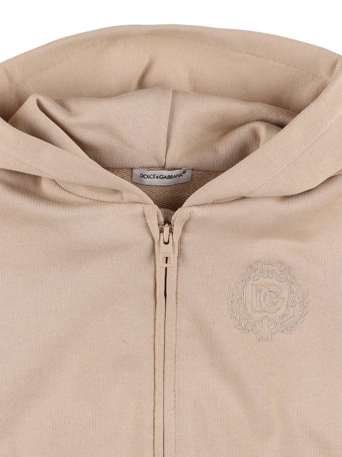 DOLCE & GABBANA Cotton Zip Sweatshirt