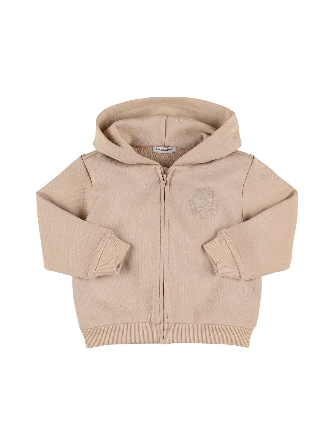DOLCE & GABBANA Cotton Zip Sweatshirt