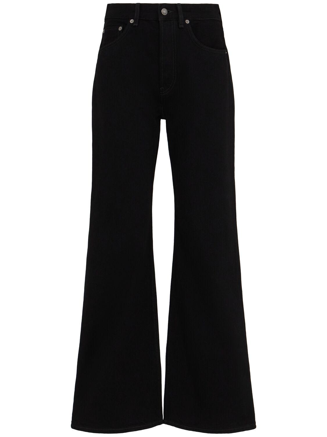 ACNE STUDIOS 5-pocket Flared Organic Cotton Jeans