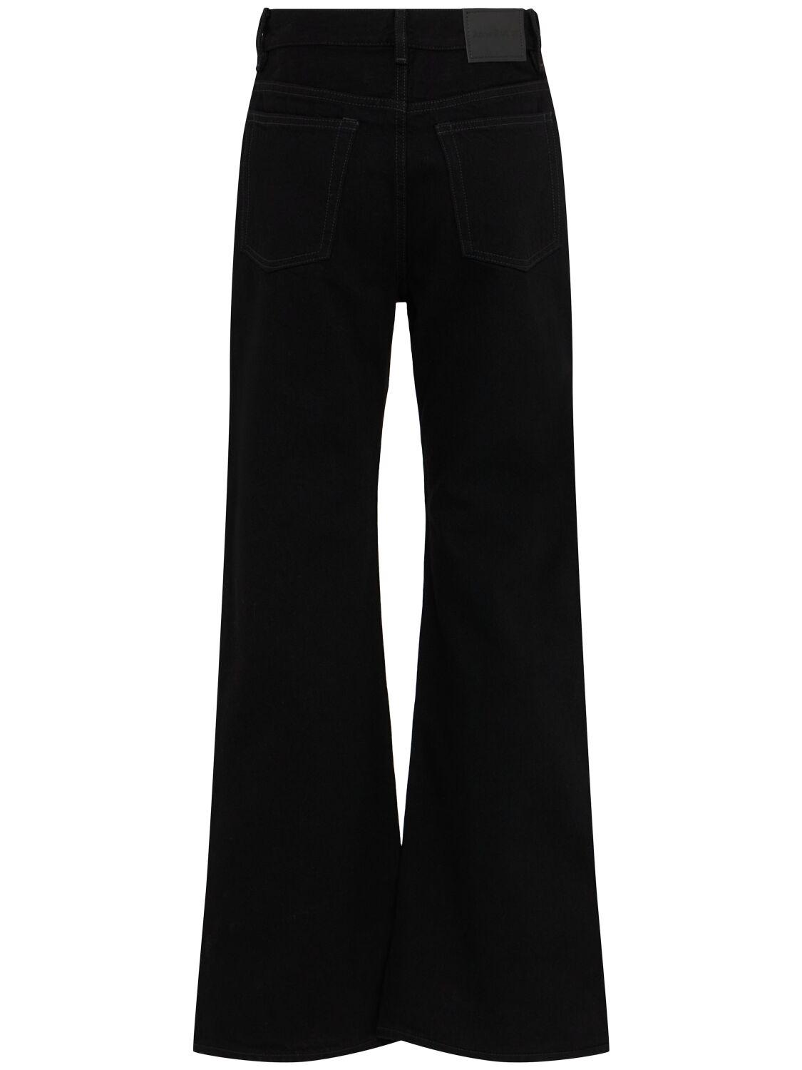 ACNE STUDIOS 5-pocket Flared Organic Cotton Jeans