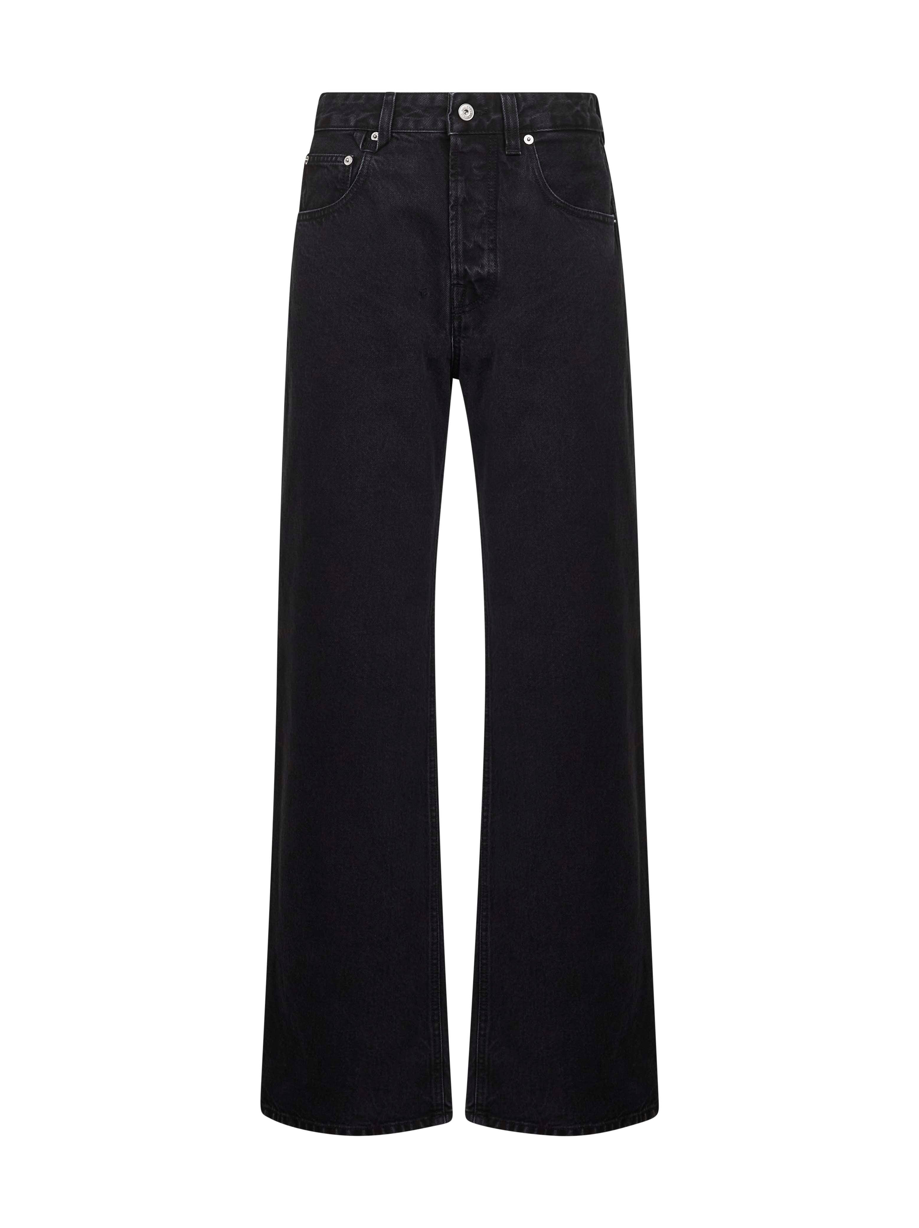 JACQUEMUS Black The wide de-Nîmes denim jeans