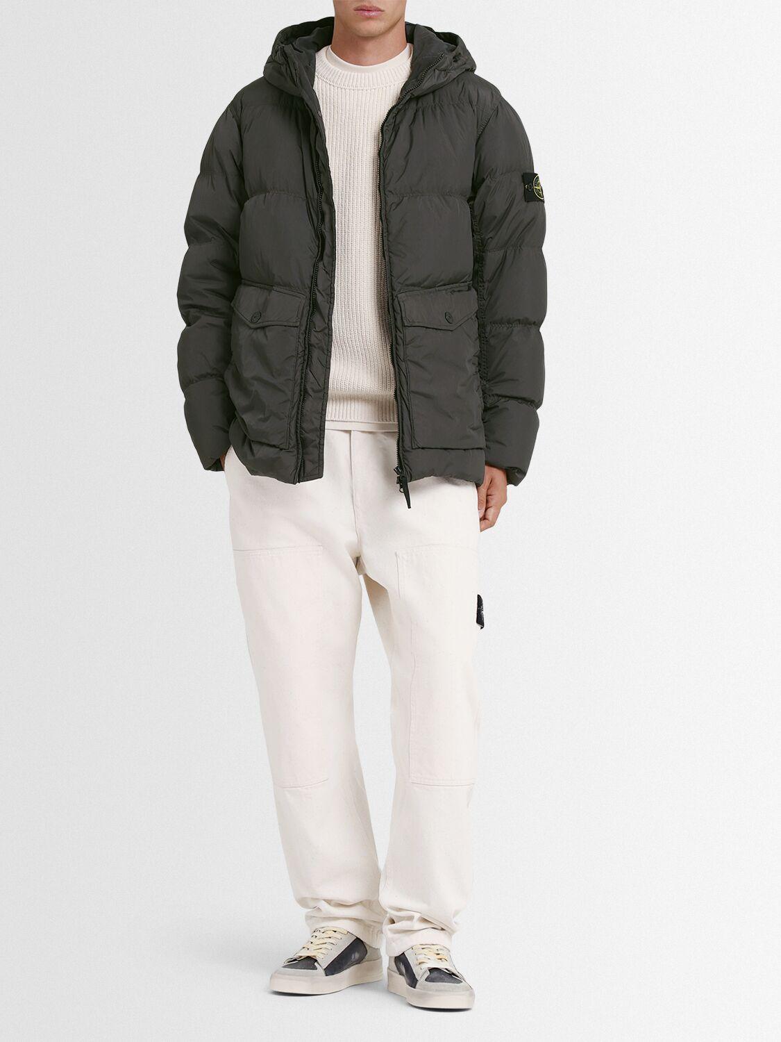 STONE ISLAND Short Nylon Down Parka