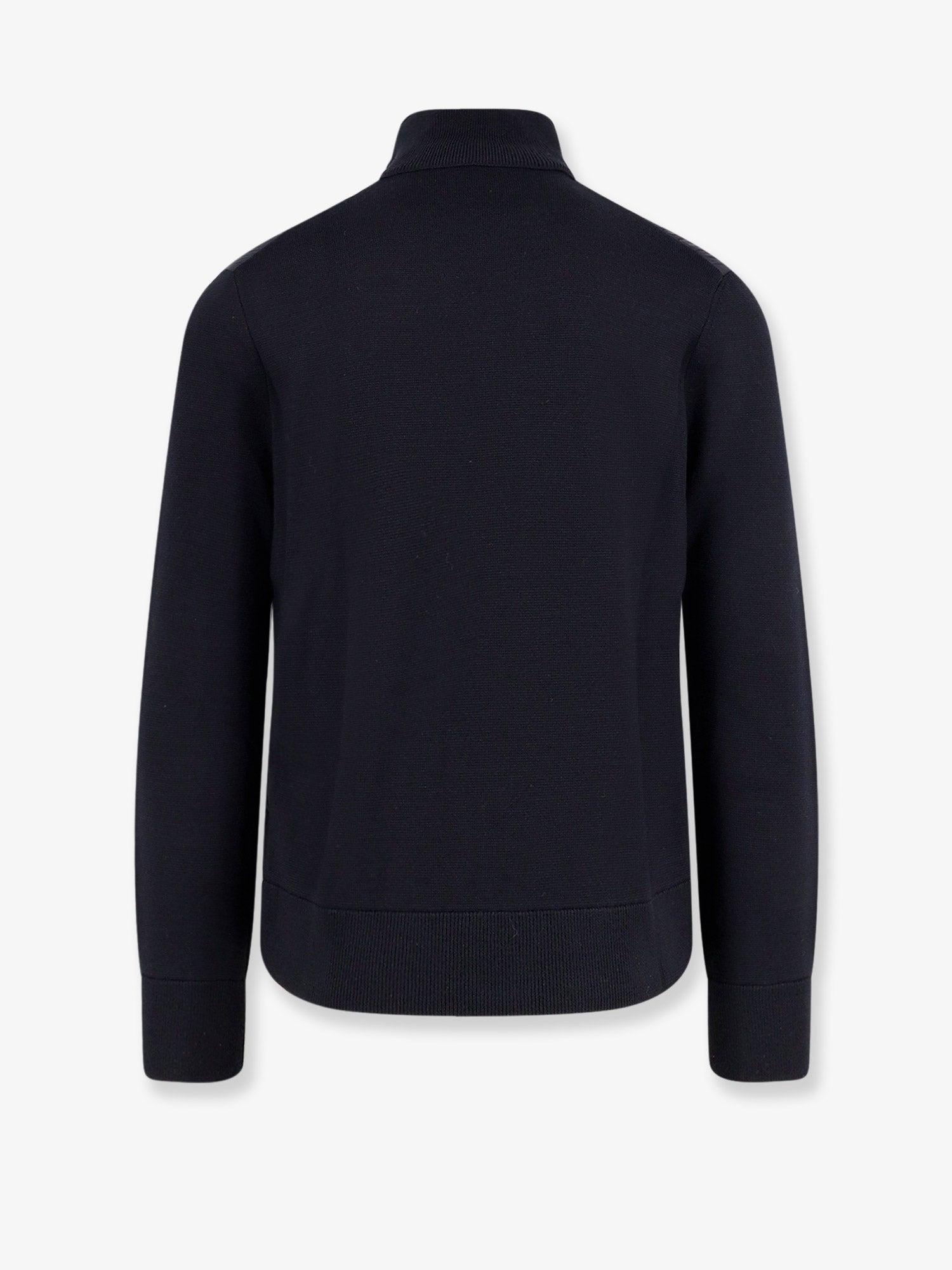 MONCLER Padded Wool Blend and Nylon Tricot Cardigan