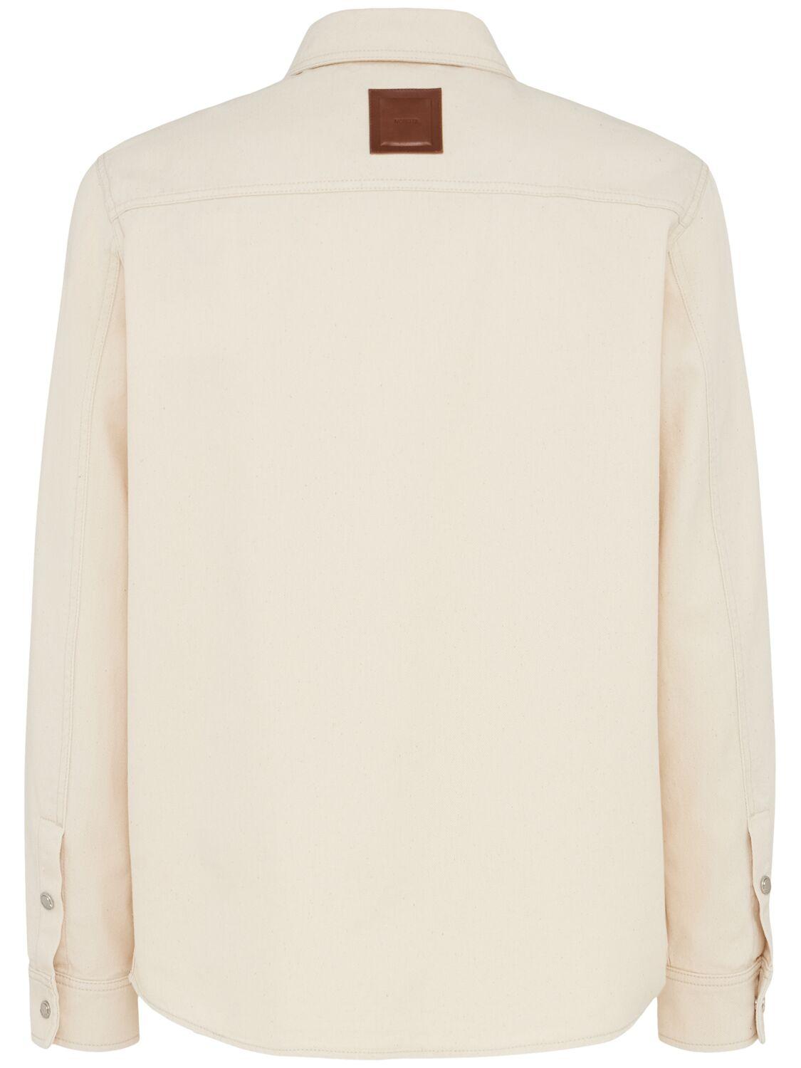MONCLER Cotton Denim Shirt