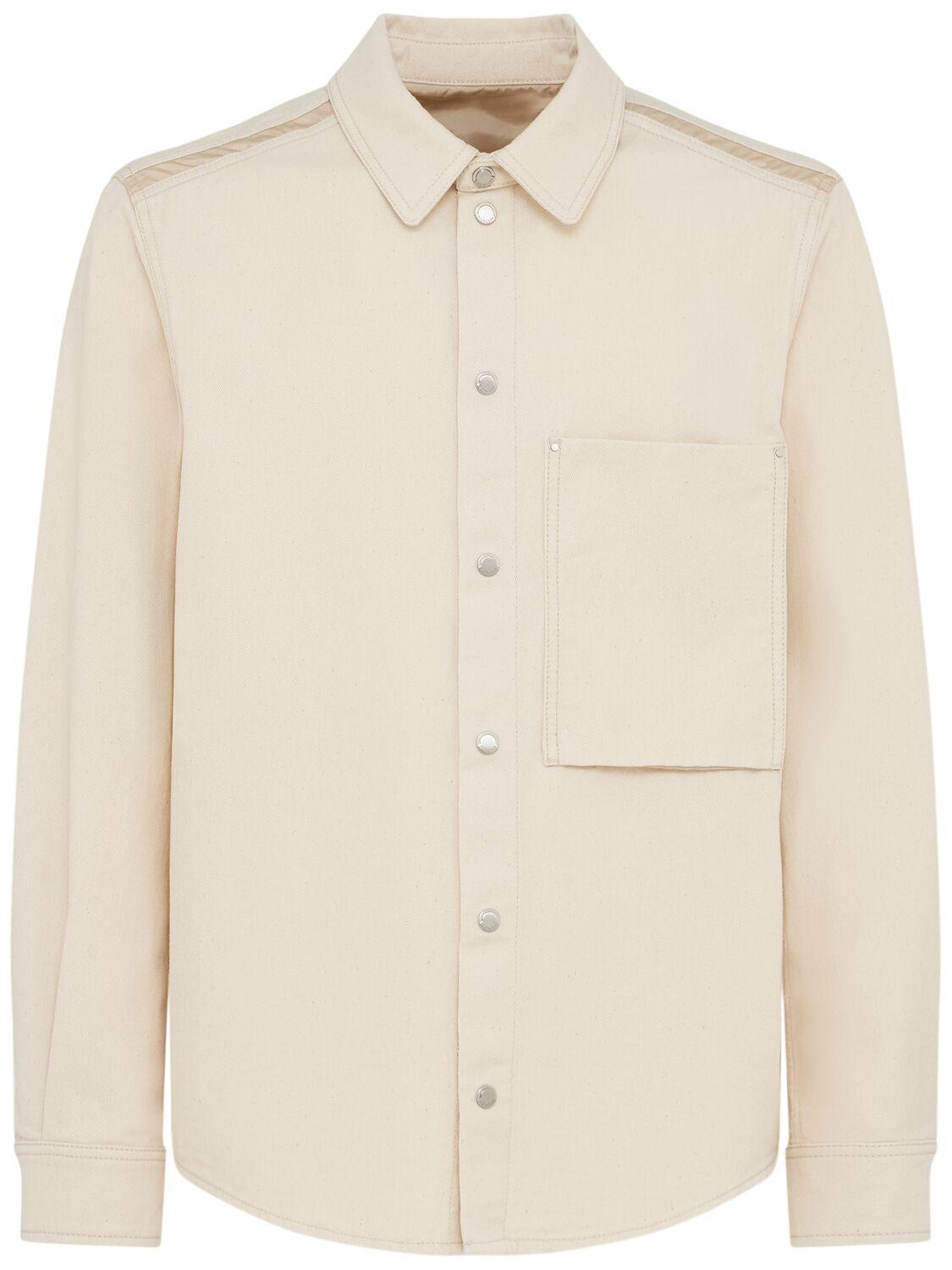 MONCLER Cotton Denim Shirt