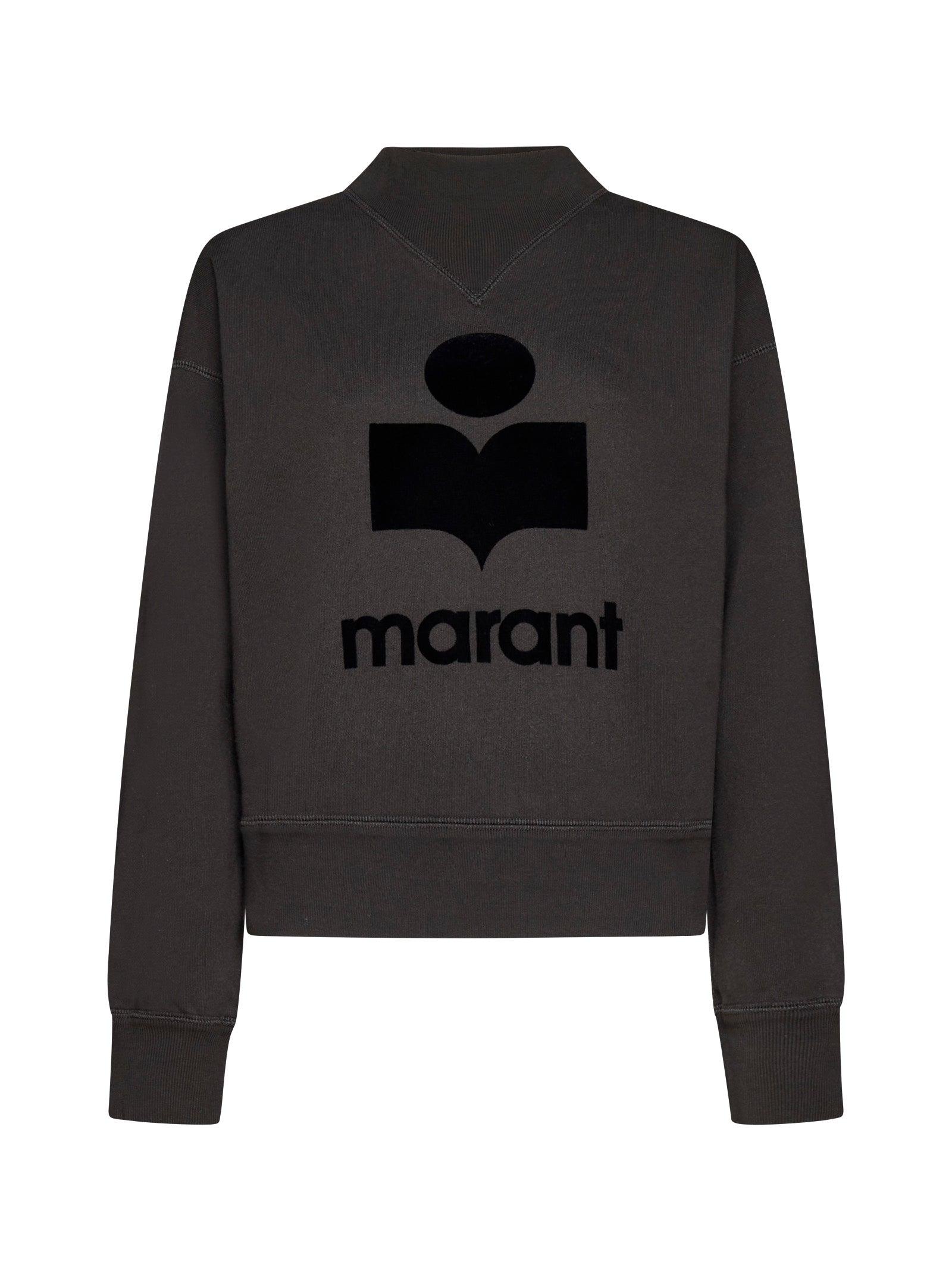 MARANT ETOILE Moby Cotton Sweatshirt Featuring a Logo