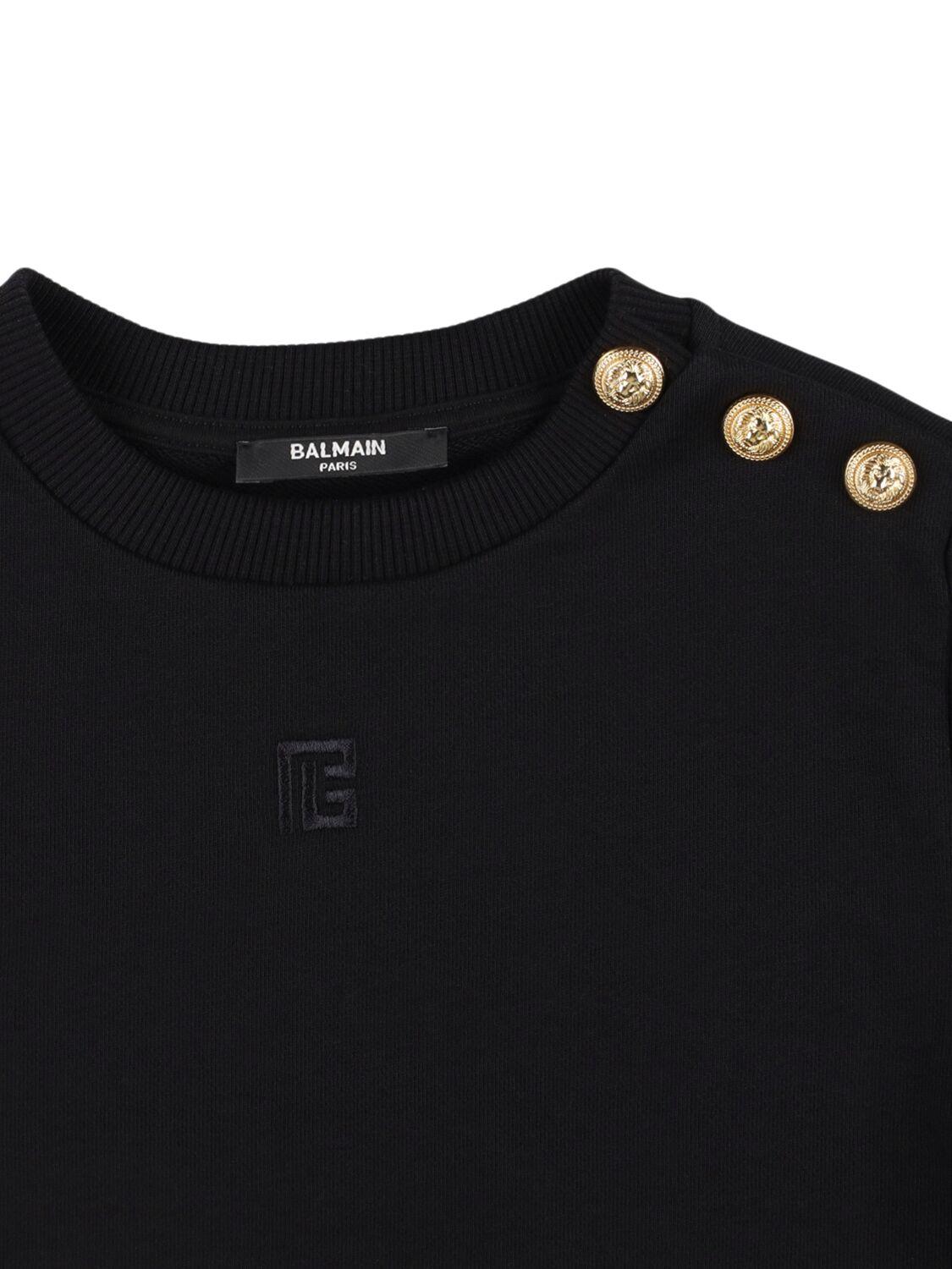BALMAIN Cotton Dress with Logo