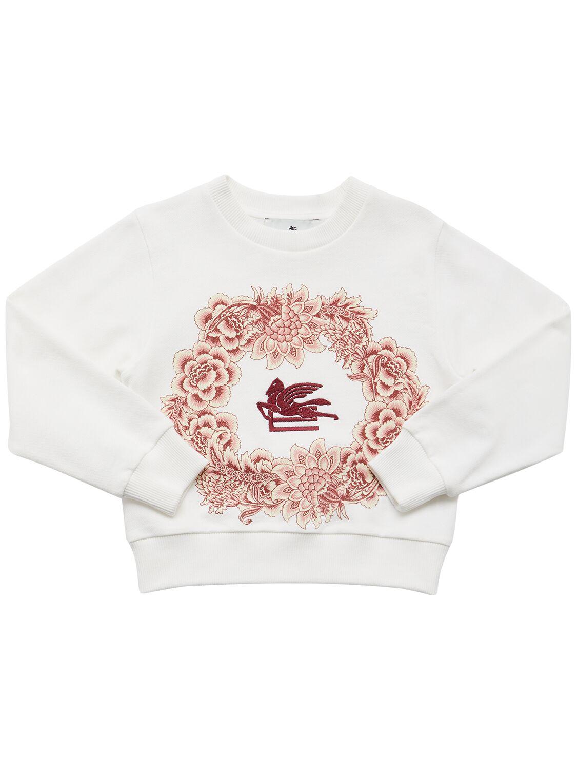 ETRO Embroidered Cotton Sweatshirt