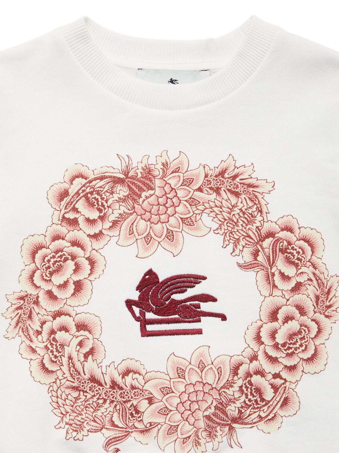 ETRO Embroidered Cotton Sweatshirt