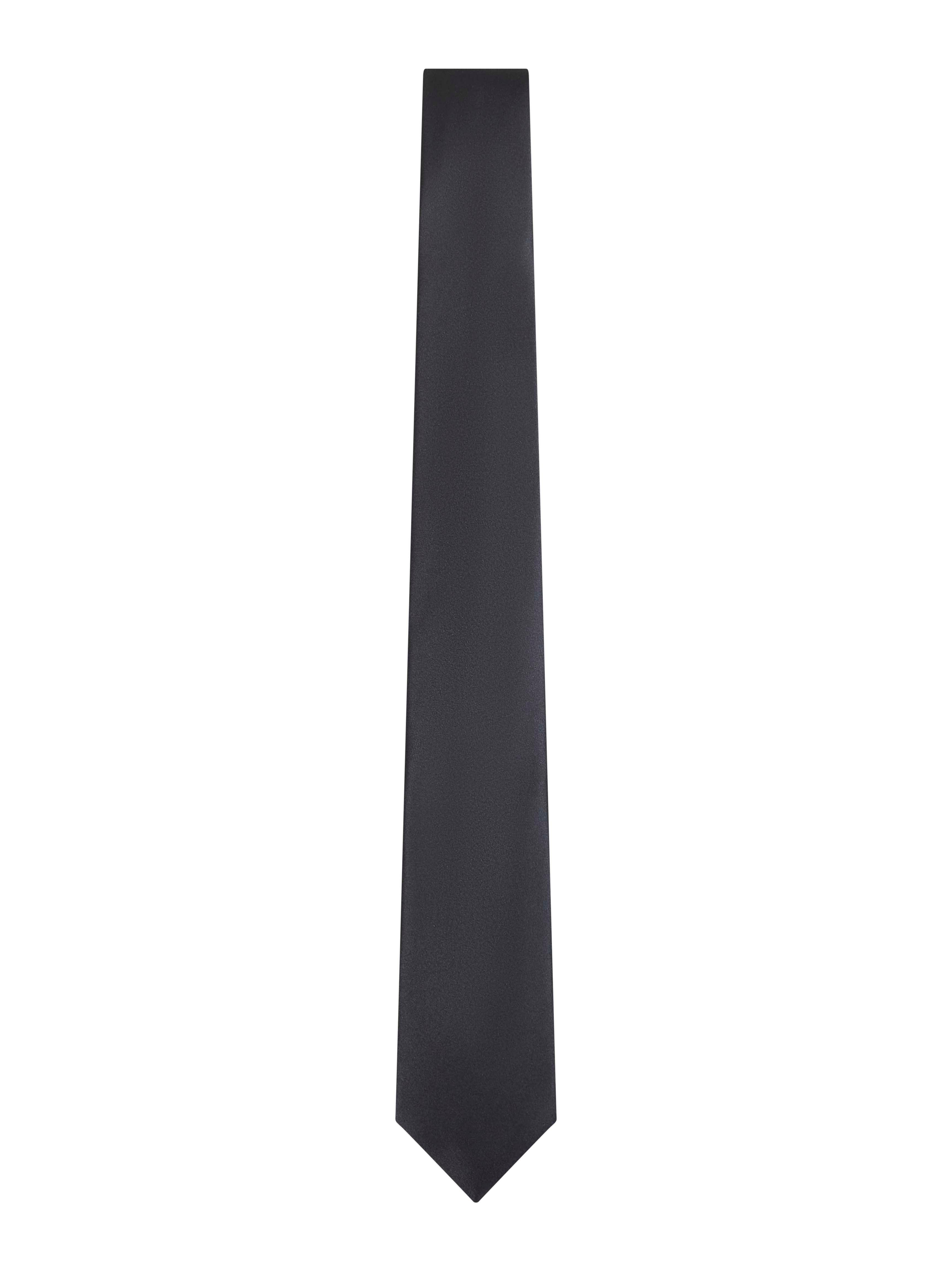 GIORGIO ARMANI Black Silk Tie