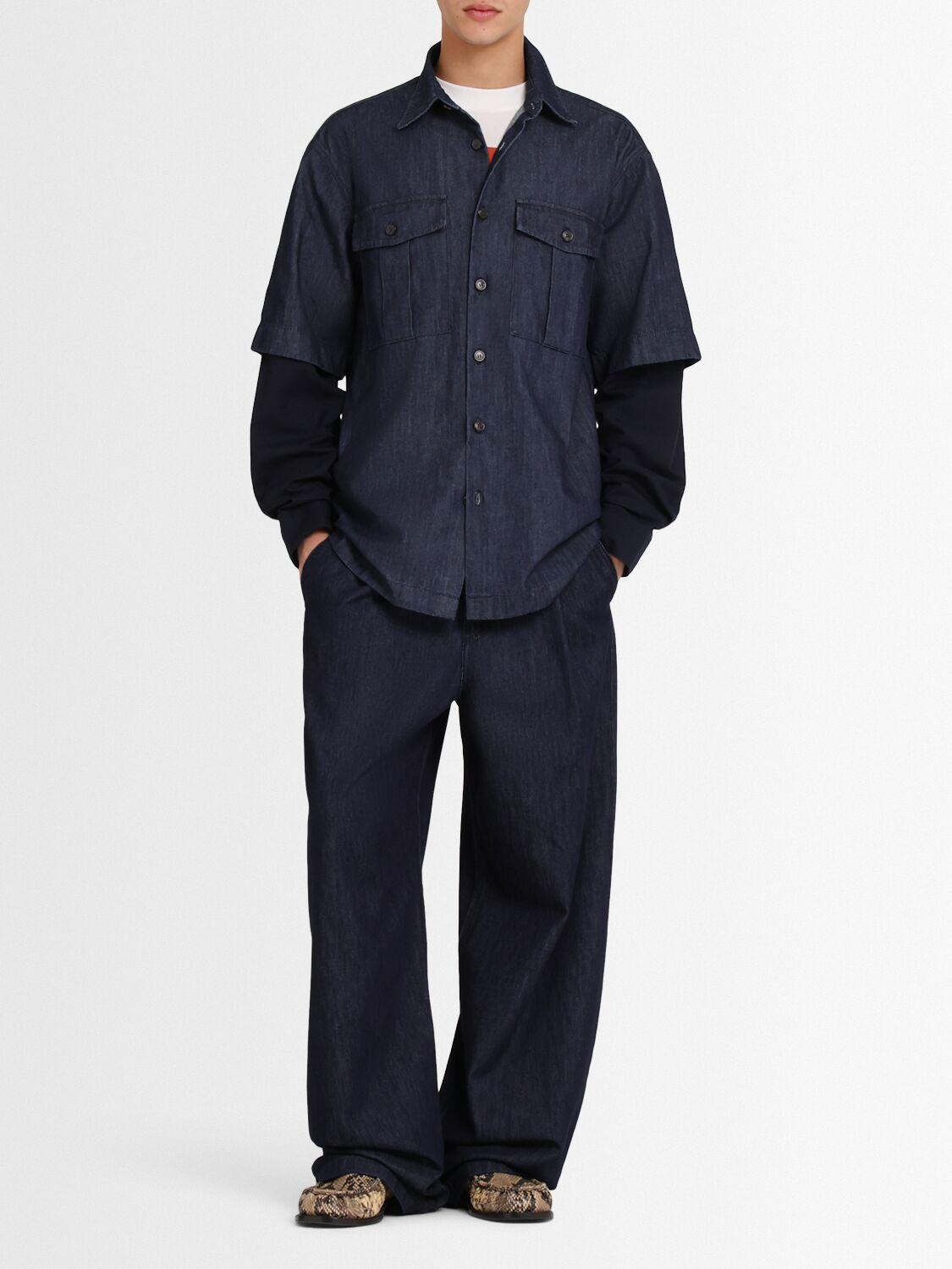 DRIES VAN NOTEN Penning Cotton Denim Jeans
