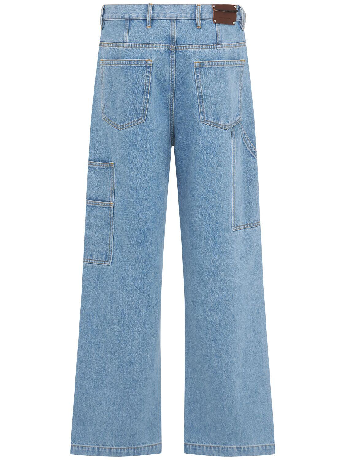 DRIES VAN NOTEN Pickerby Cotton Denim Carpenter Jeans