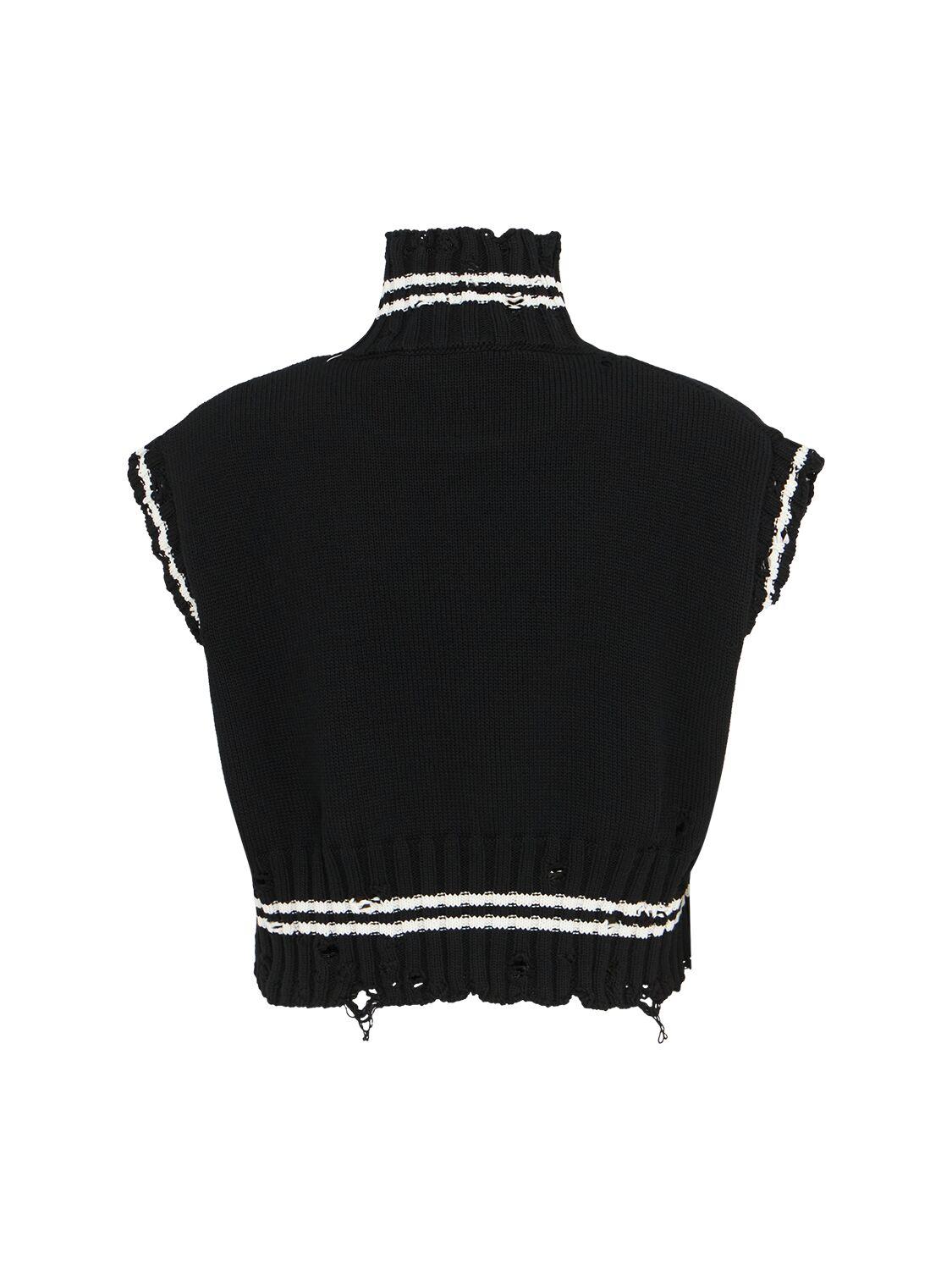 MARNI Knit Sleeveless Turtleneck Sweater