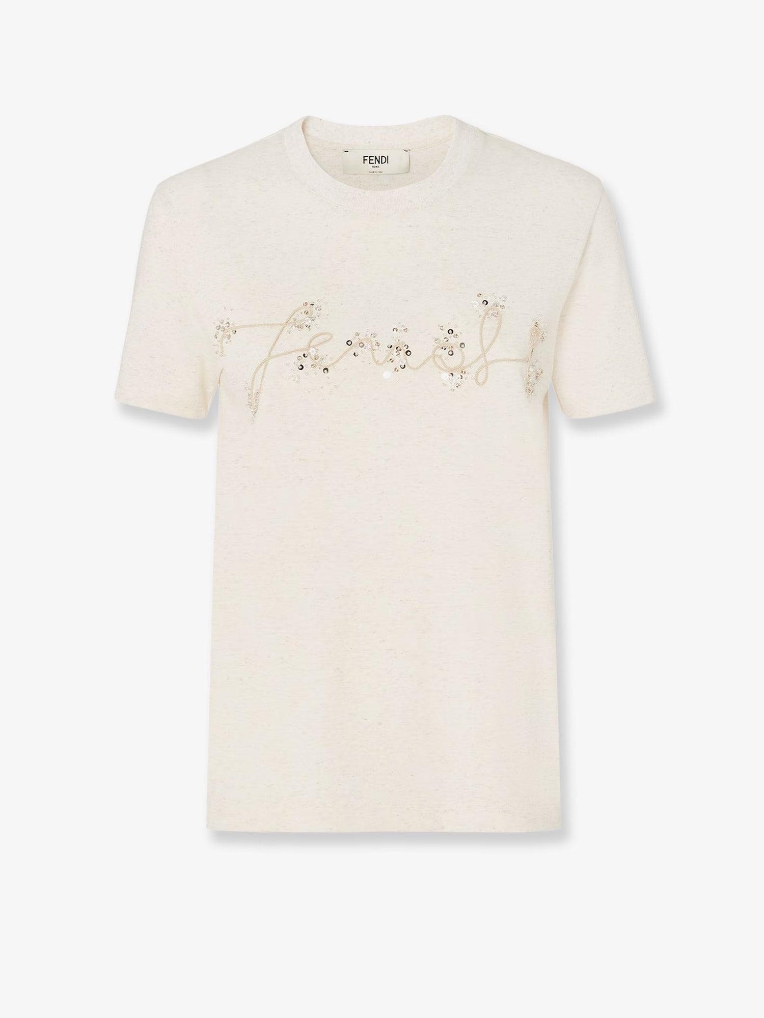 T-shirt in cotton blend - FENDI