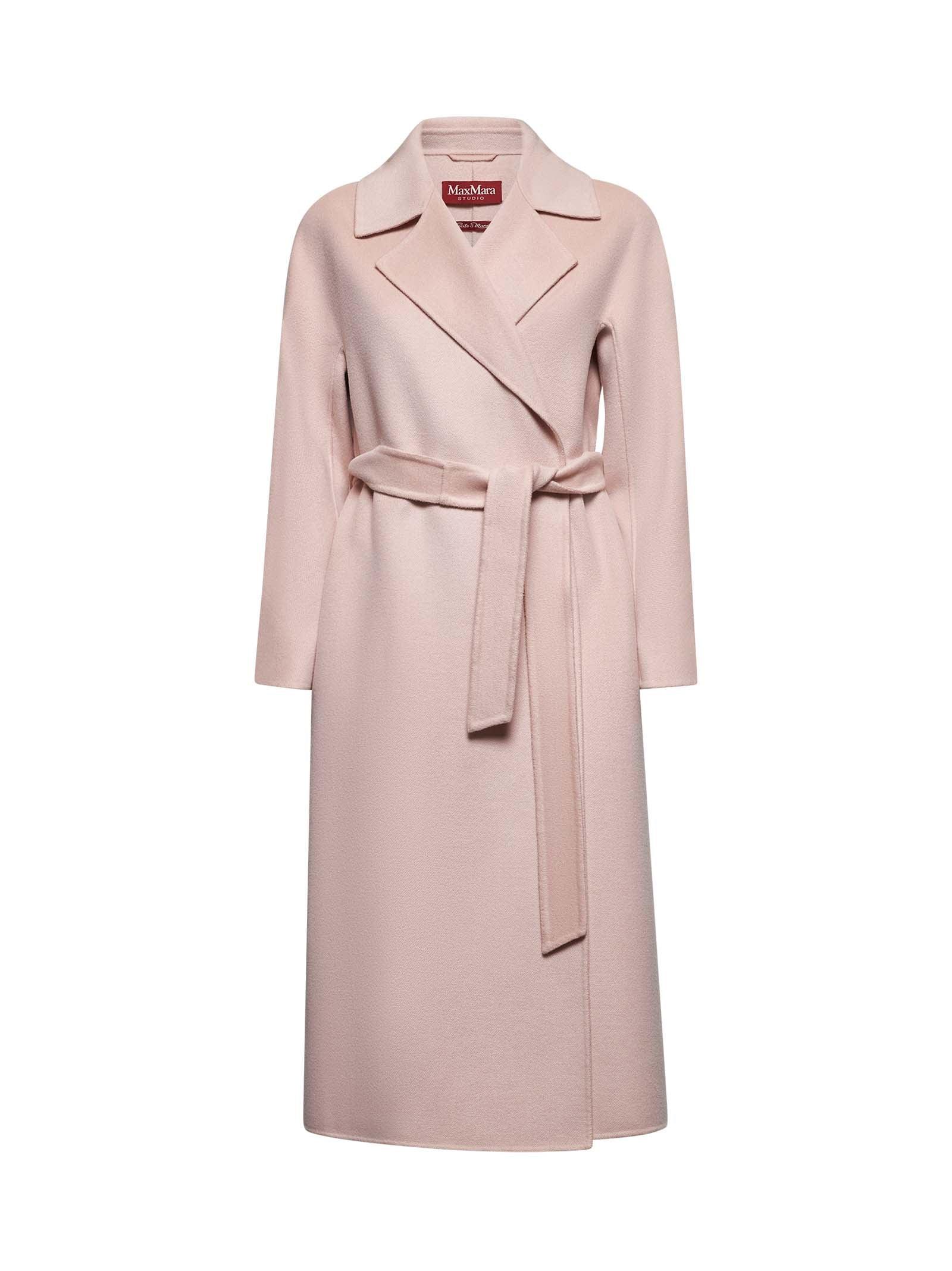 Max Mara Studio Coat in Wool and Silk