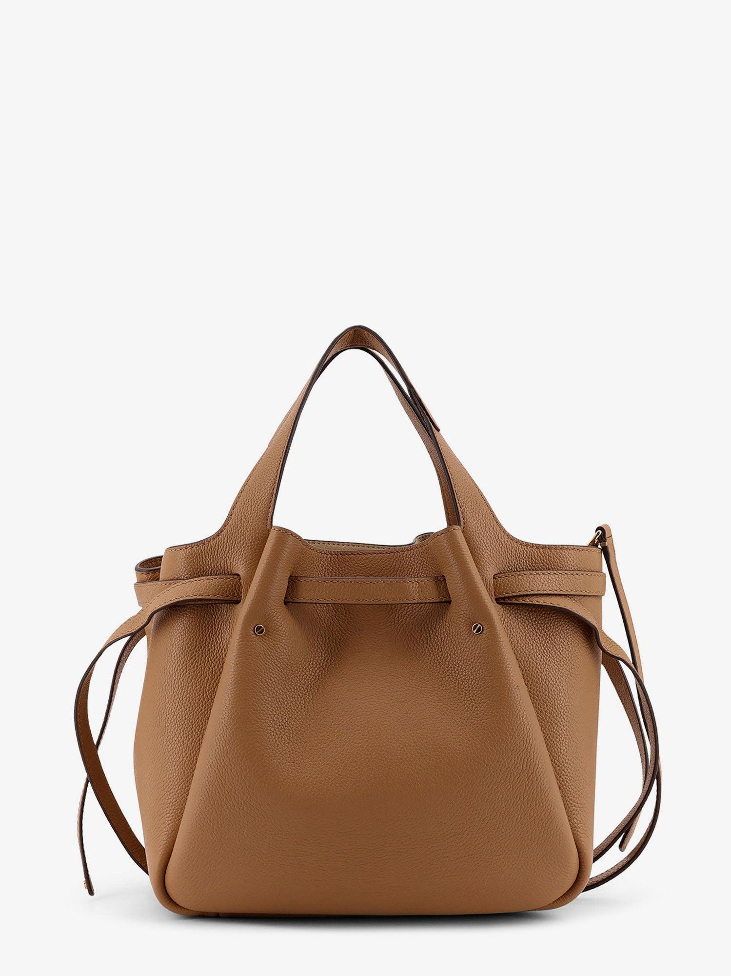 TORY BURCH Romy Satchel Leather Shoulder Bag